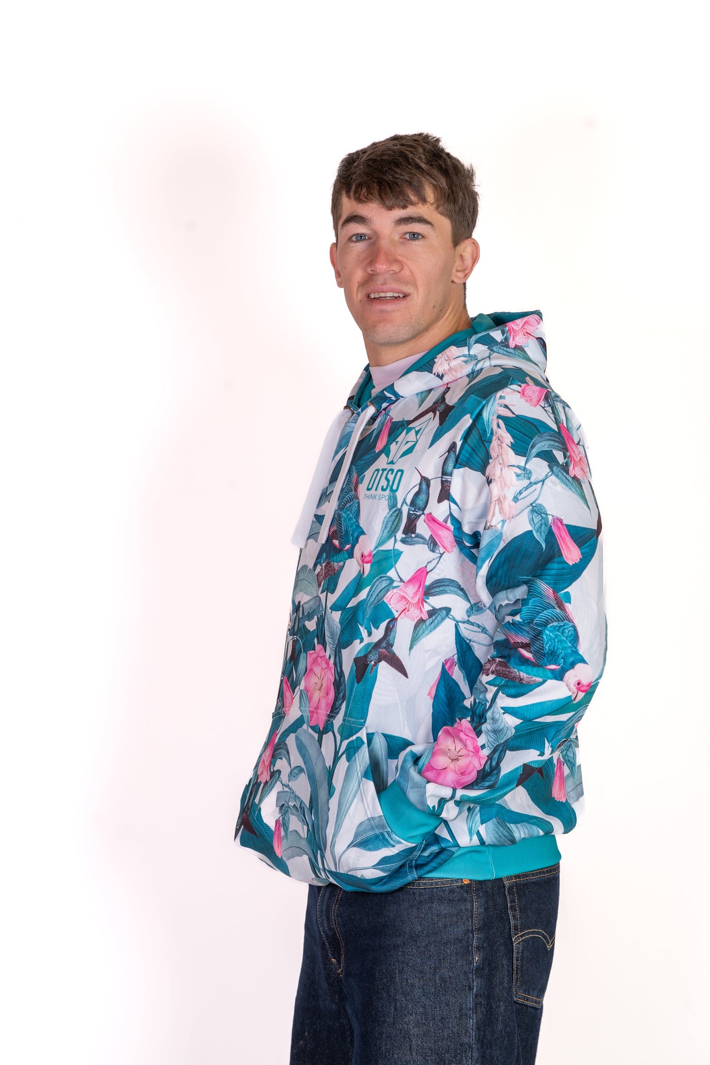 Hooded sweatshirt - Garden