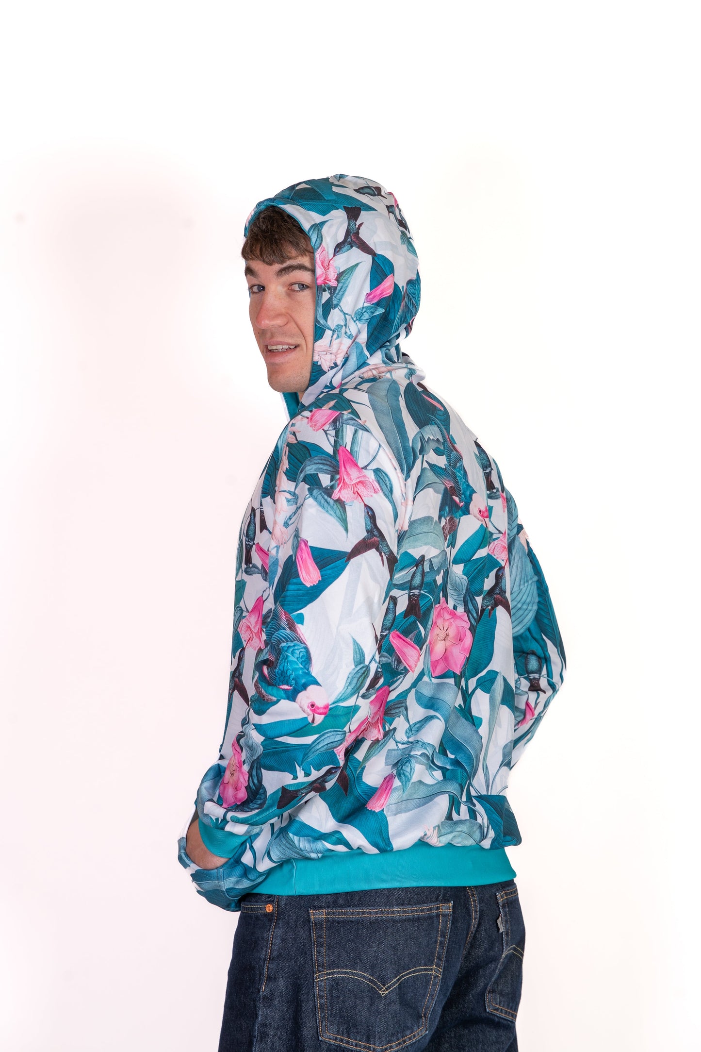 Hooded sweatshirt - Garden