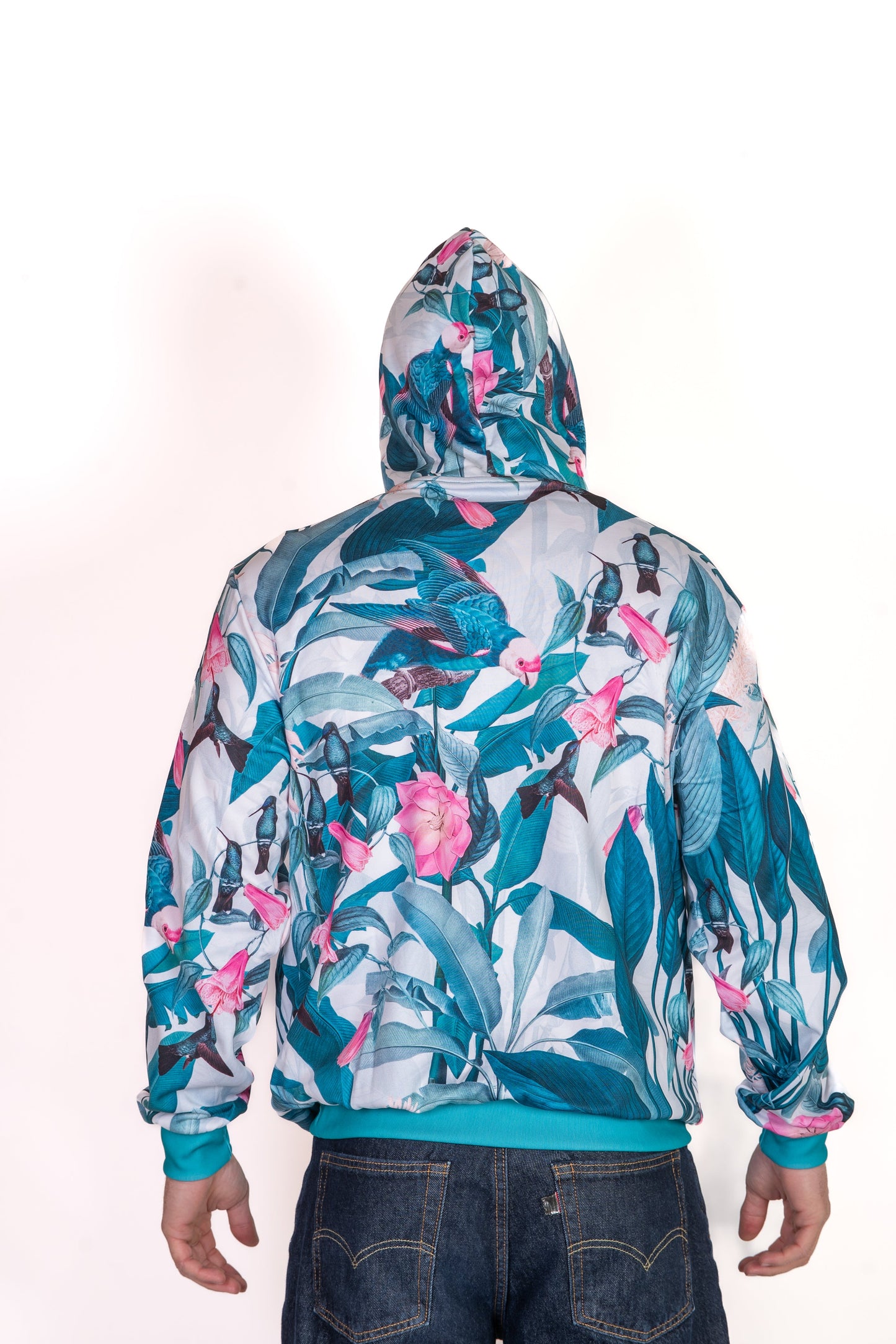 Hooded sweatshirt - Garden