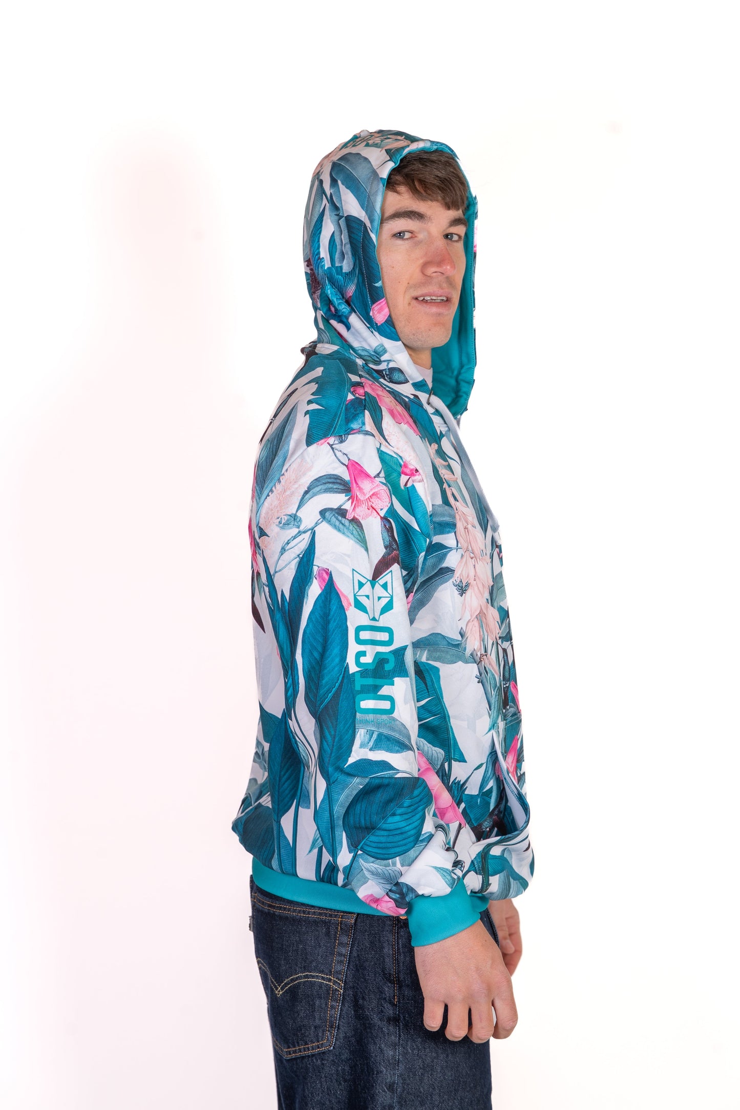 Hooded sweatshirt - Garden