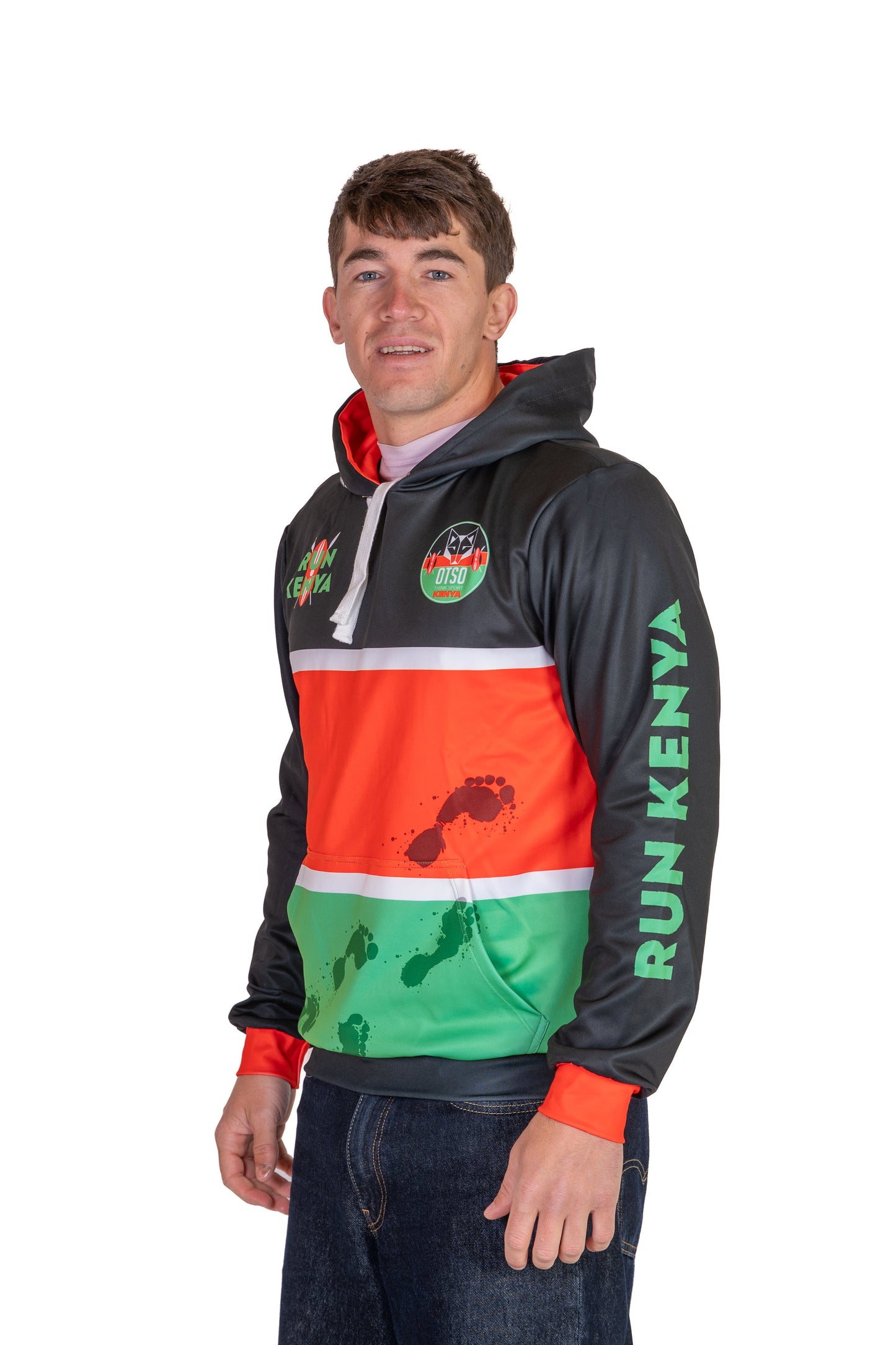 Kapuzenshirt - Lauf Kenia