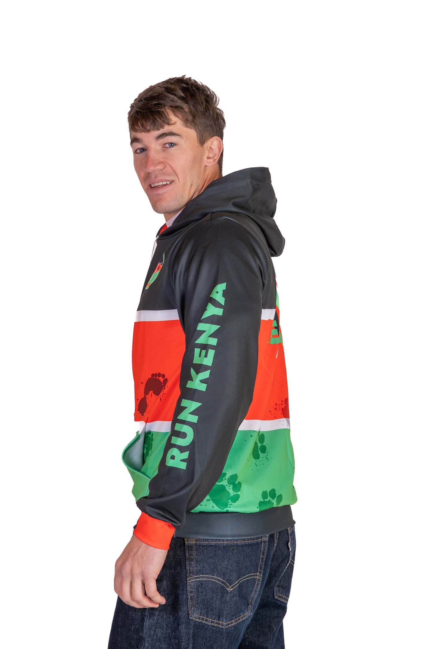 Kapuzenshirt - Lauf Kenia