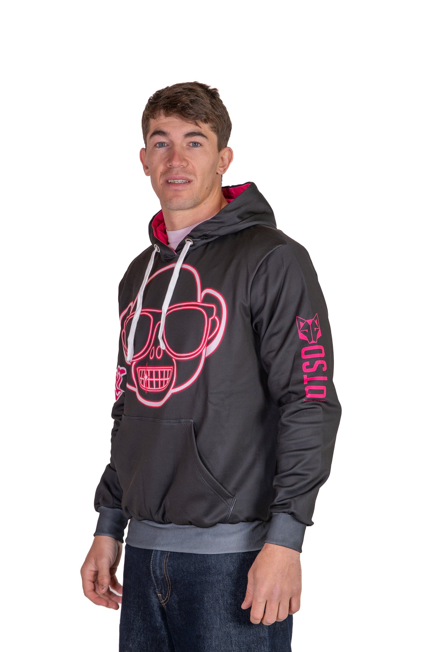 Sweat à capuche - Emoji Monkey Neon