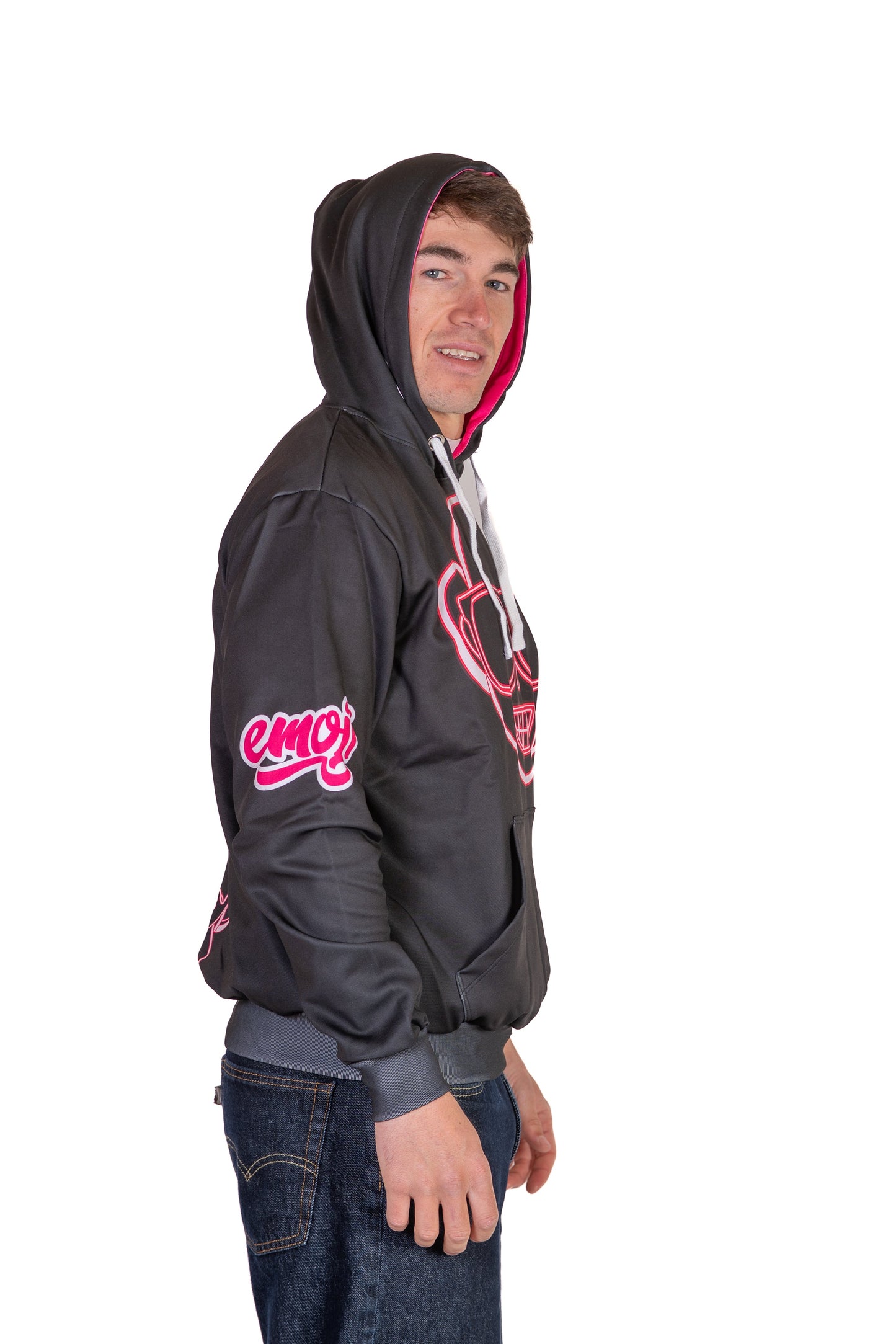 Sweat à capuche - Emoji Monkey Neon