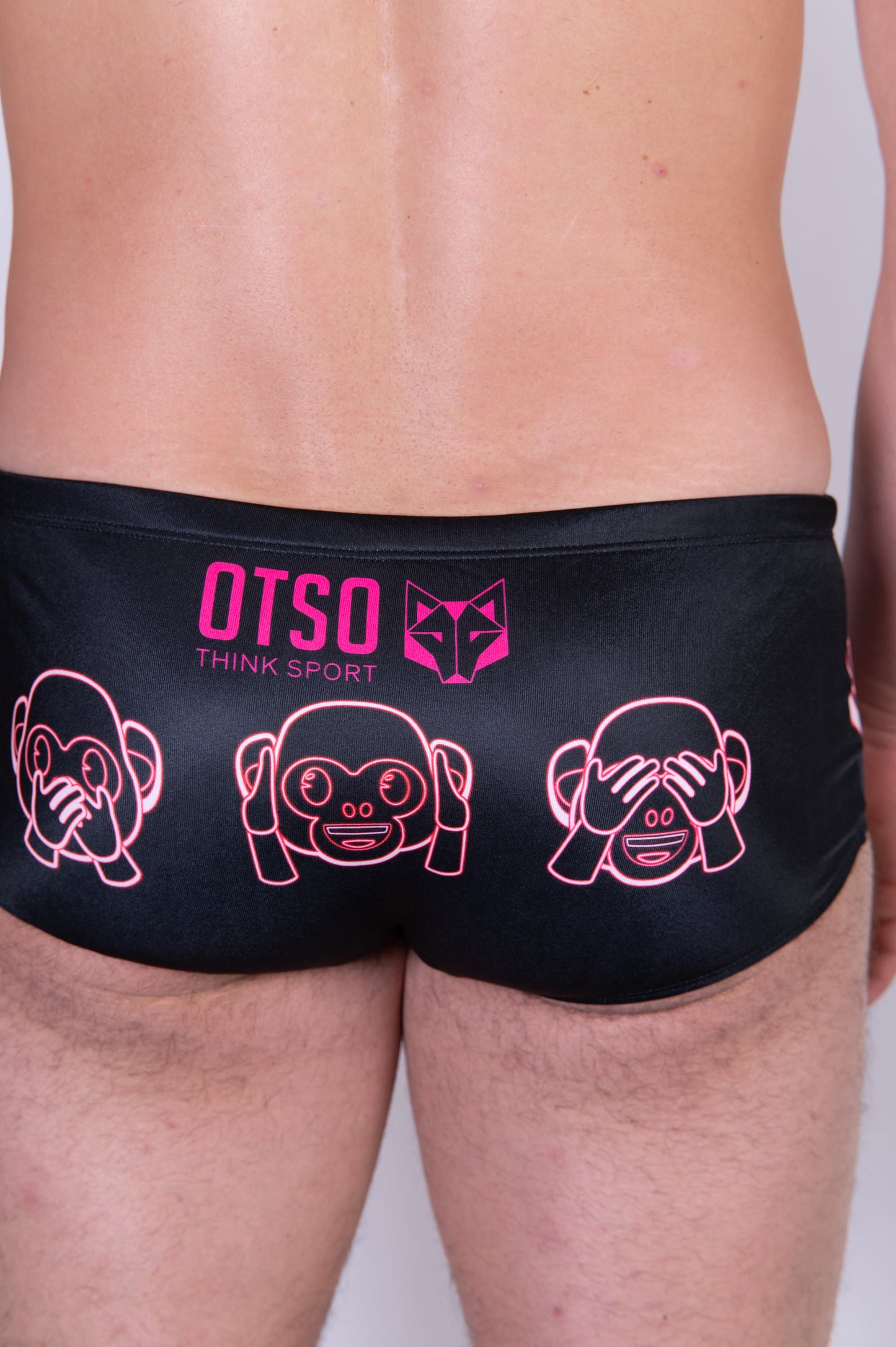 Boxer de bain - Emoji Monkey Neon