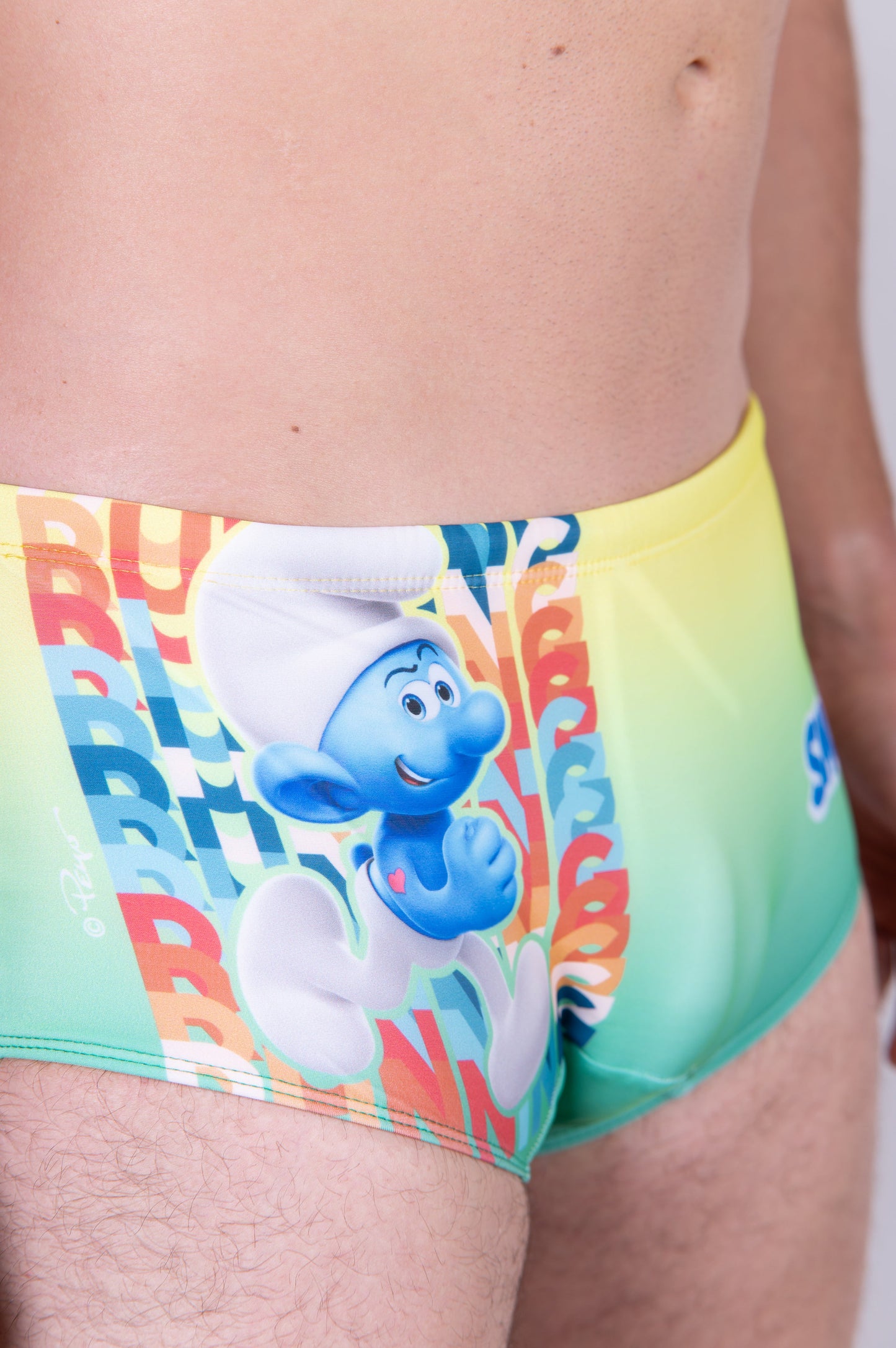 Boxer de bain - Smurf Running