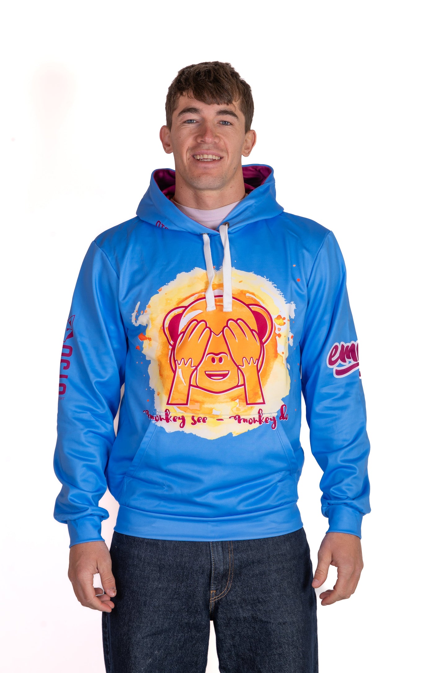 Sweat à capuche - Emoji Monkey See