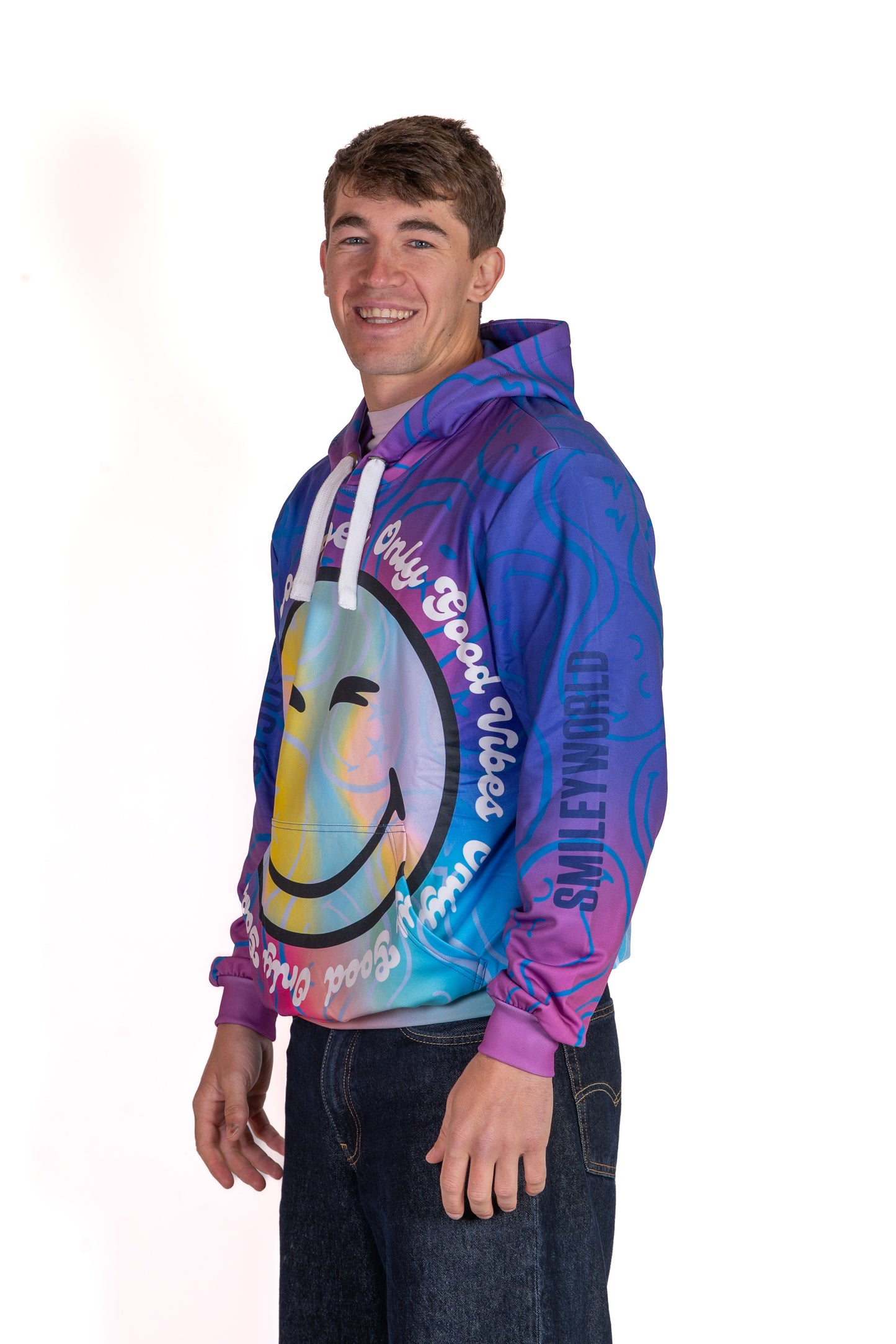 Sweat à capuche - S.W.Smiley Vibes