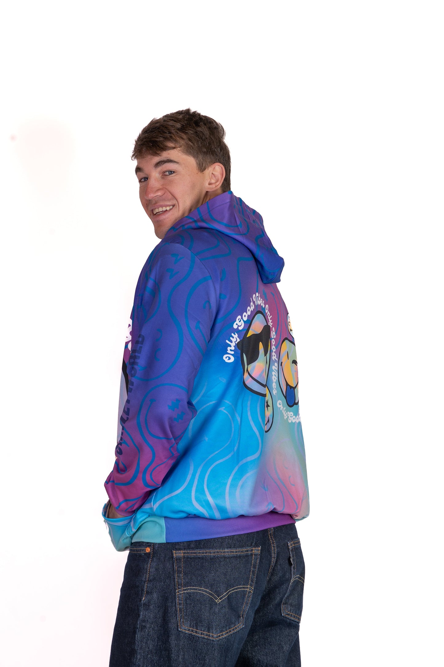 Sweat à capuche - S.W.Smiley Vibes