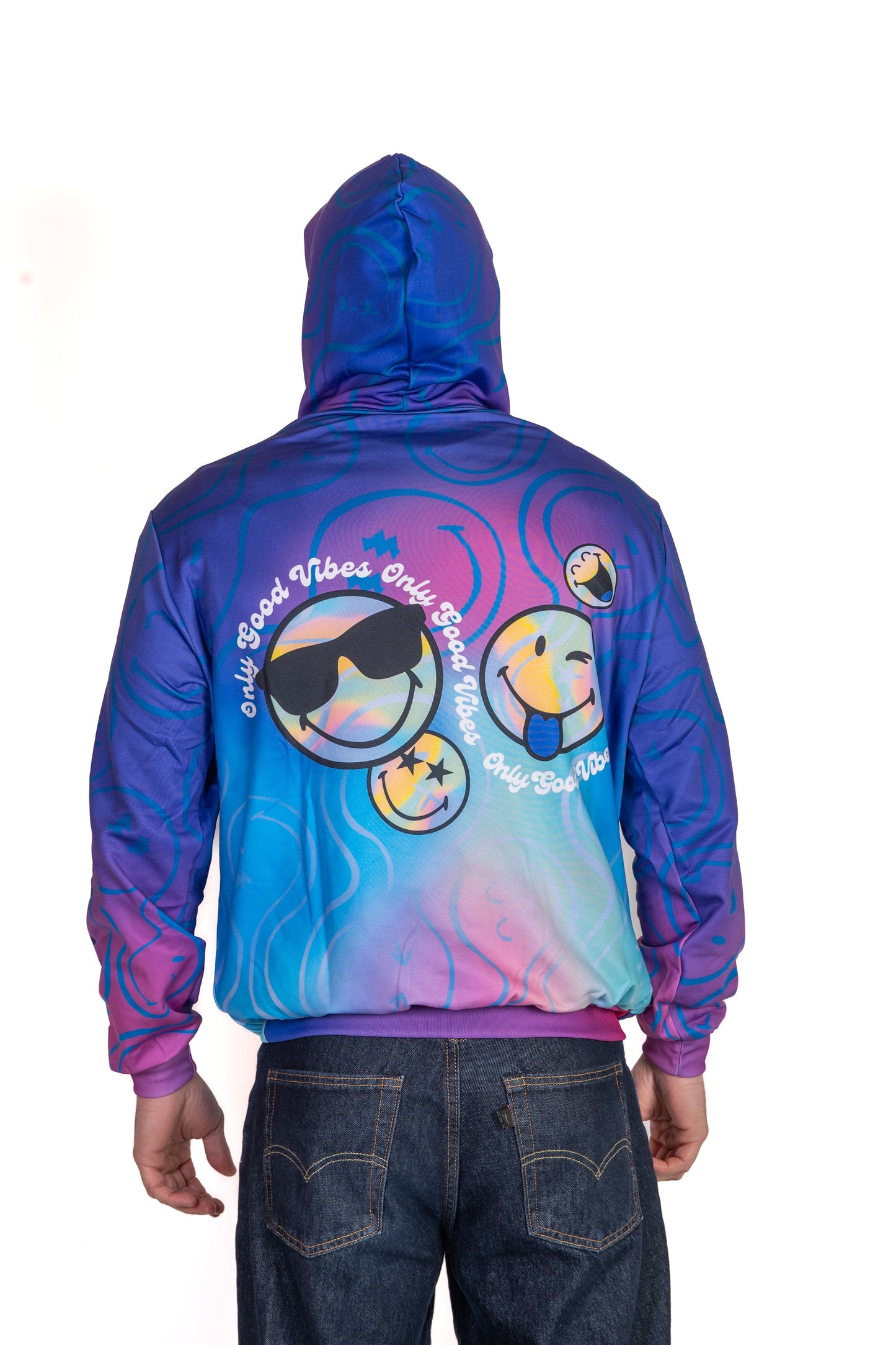 Sweat à capuche - S.W.Smiley Vibes