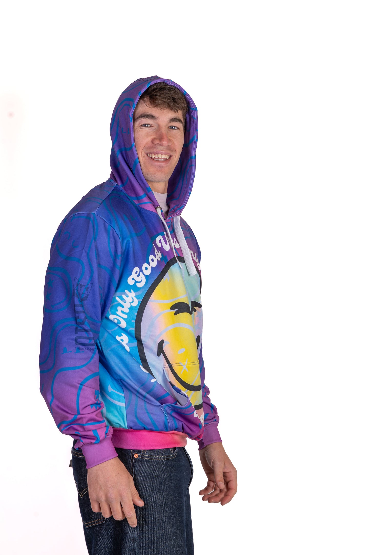 Sweat à capuche - S.W.Smiley Vibes
