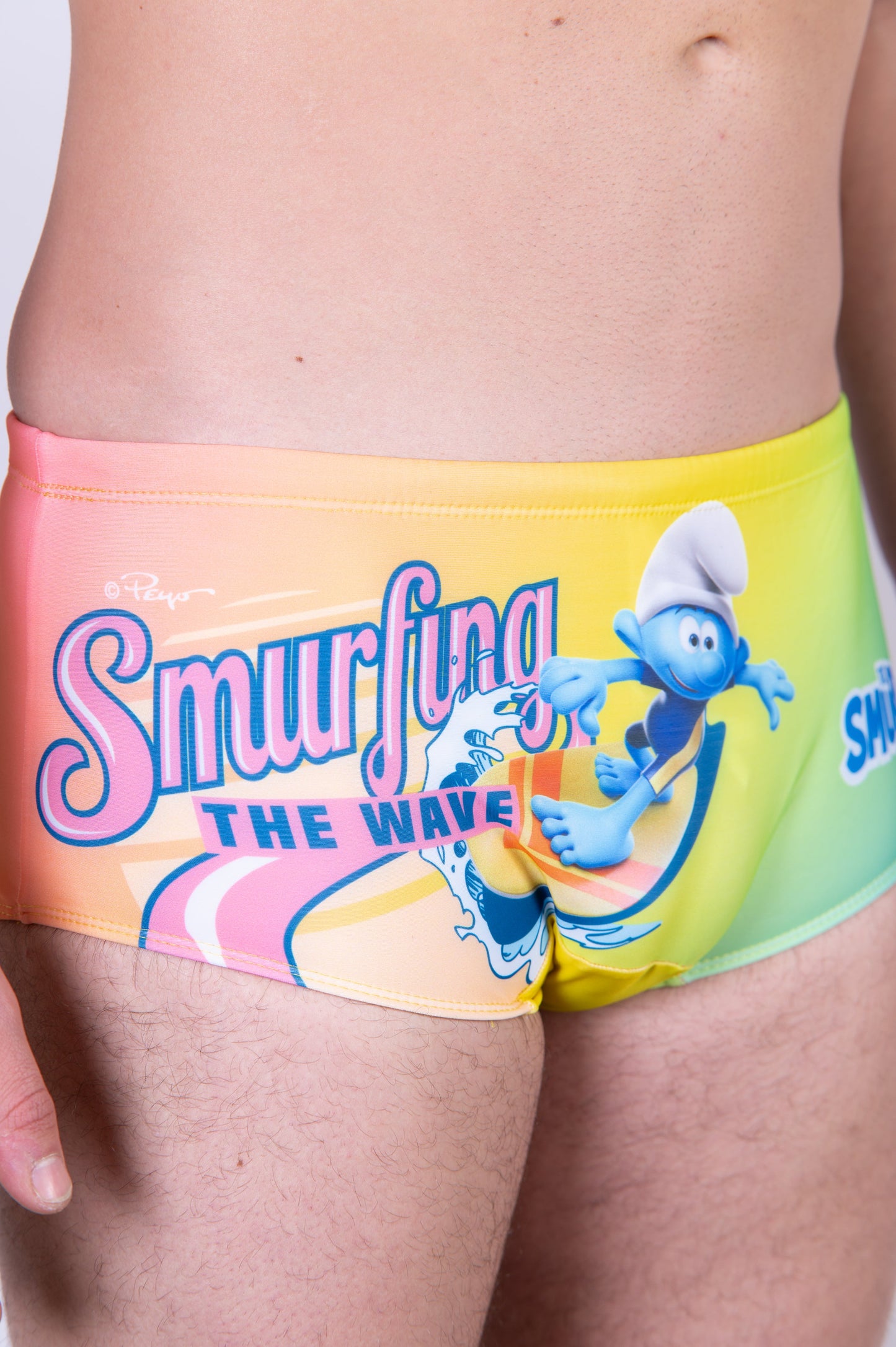 Boxer de bain - Smurf Smurfing