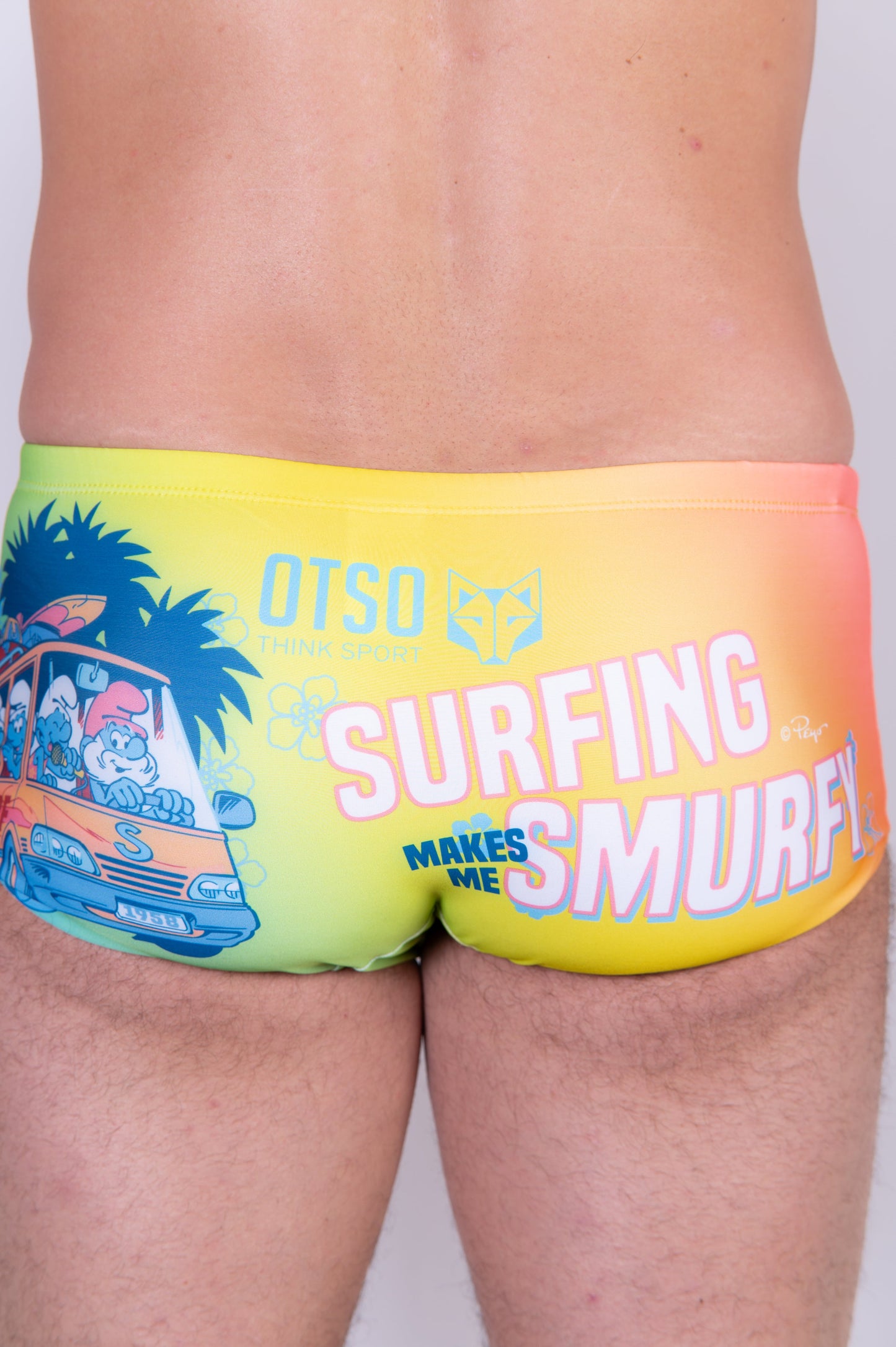 Boxer de bain - Smurf Smurfing