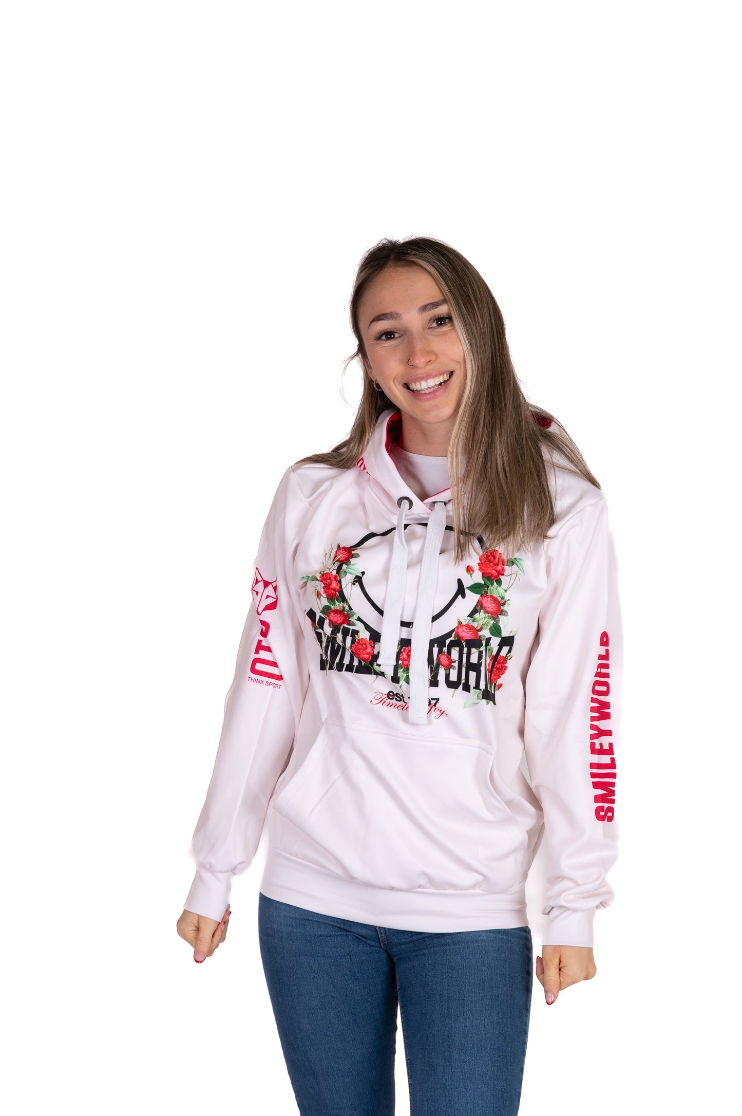 Sweat à capuche - Smiley Vintage
