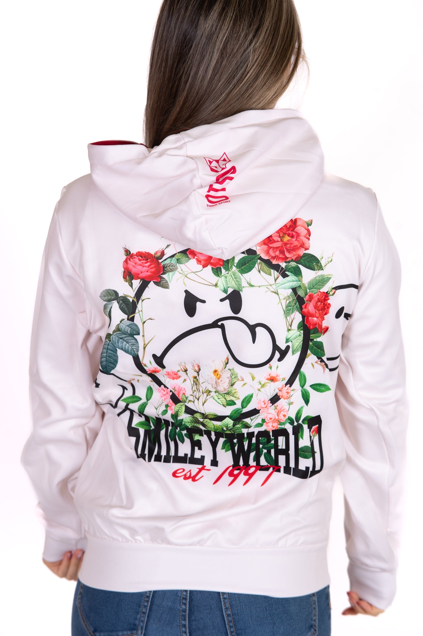 Sweat à capuche - Smiley Vintage