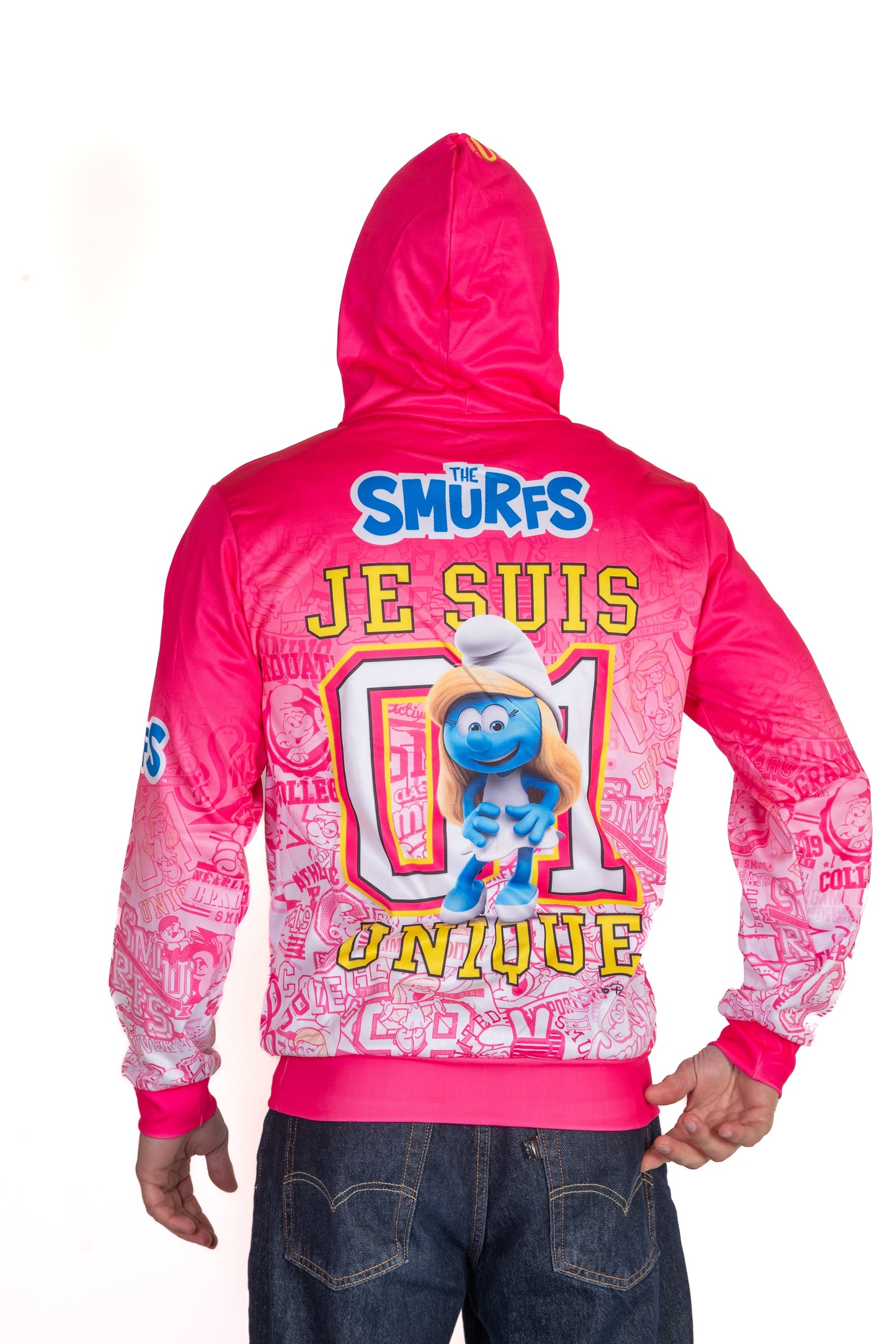 Hooded sweatshirt - Smurfs Embraces