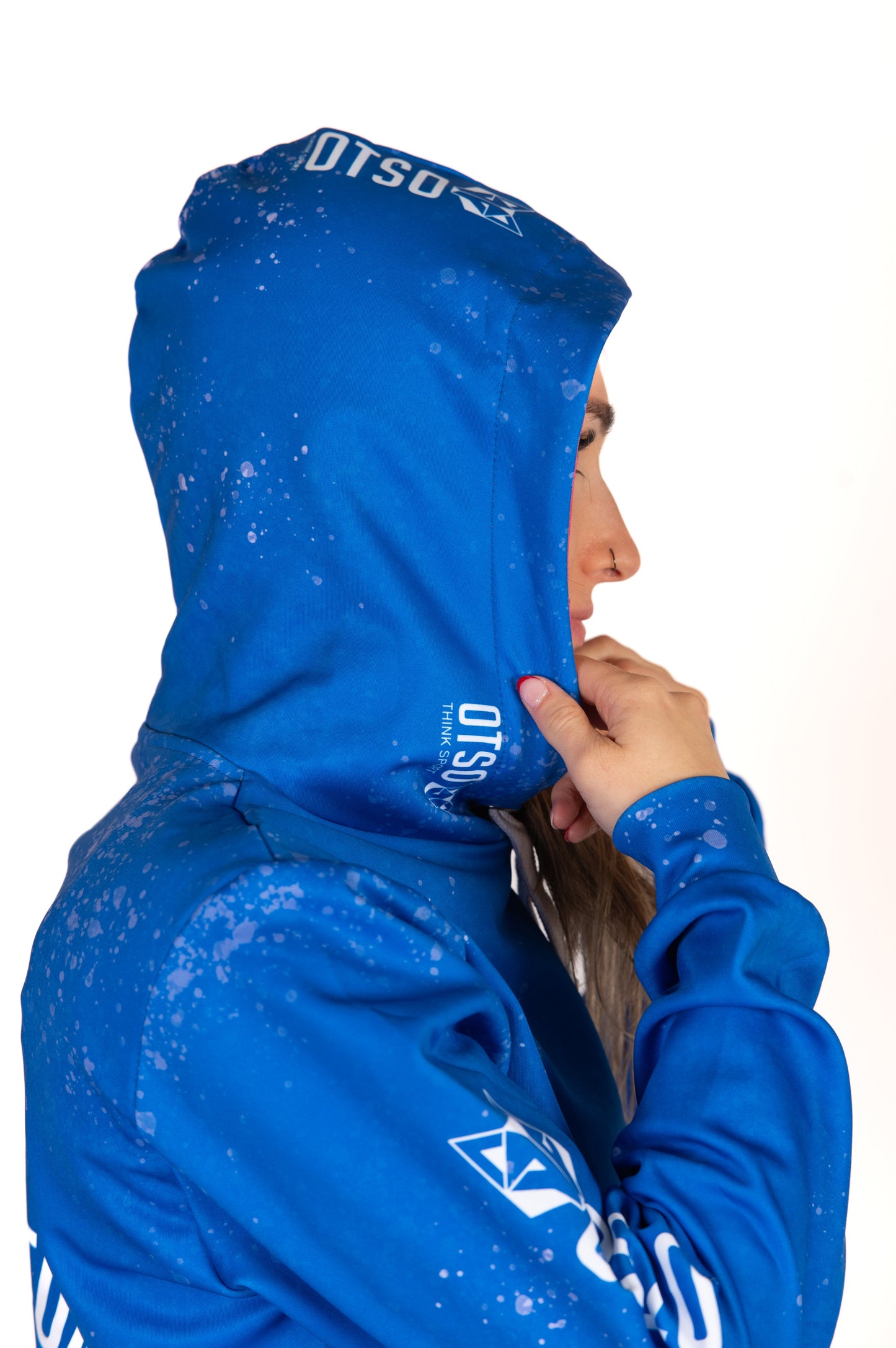 Kapuzenshirt - Laufsteine Blau