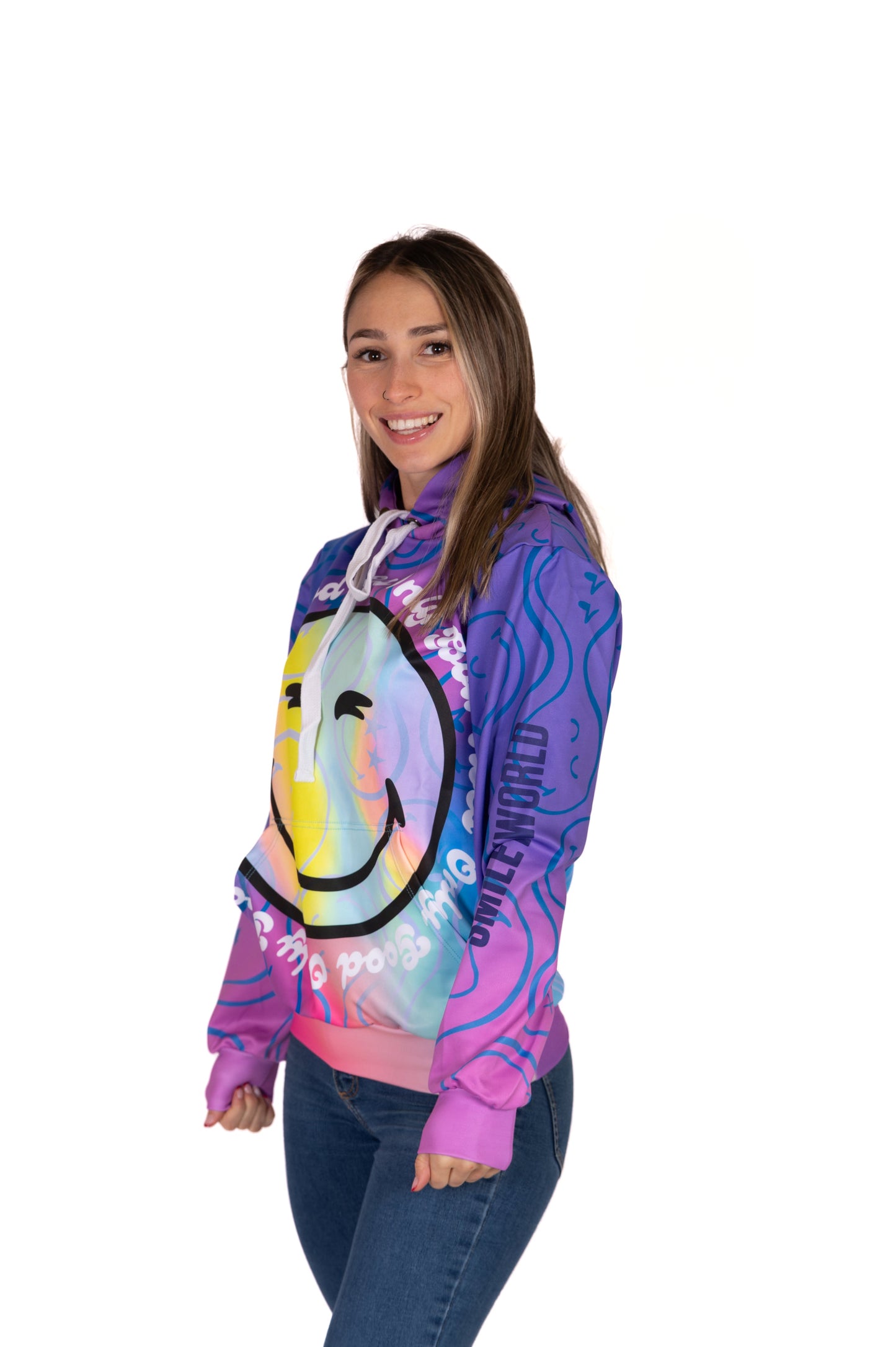 Sweat à capuche - S.W.Smiley Vibes