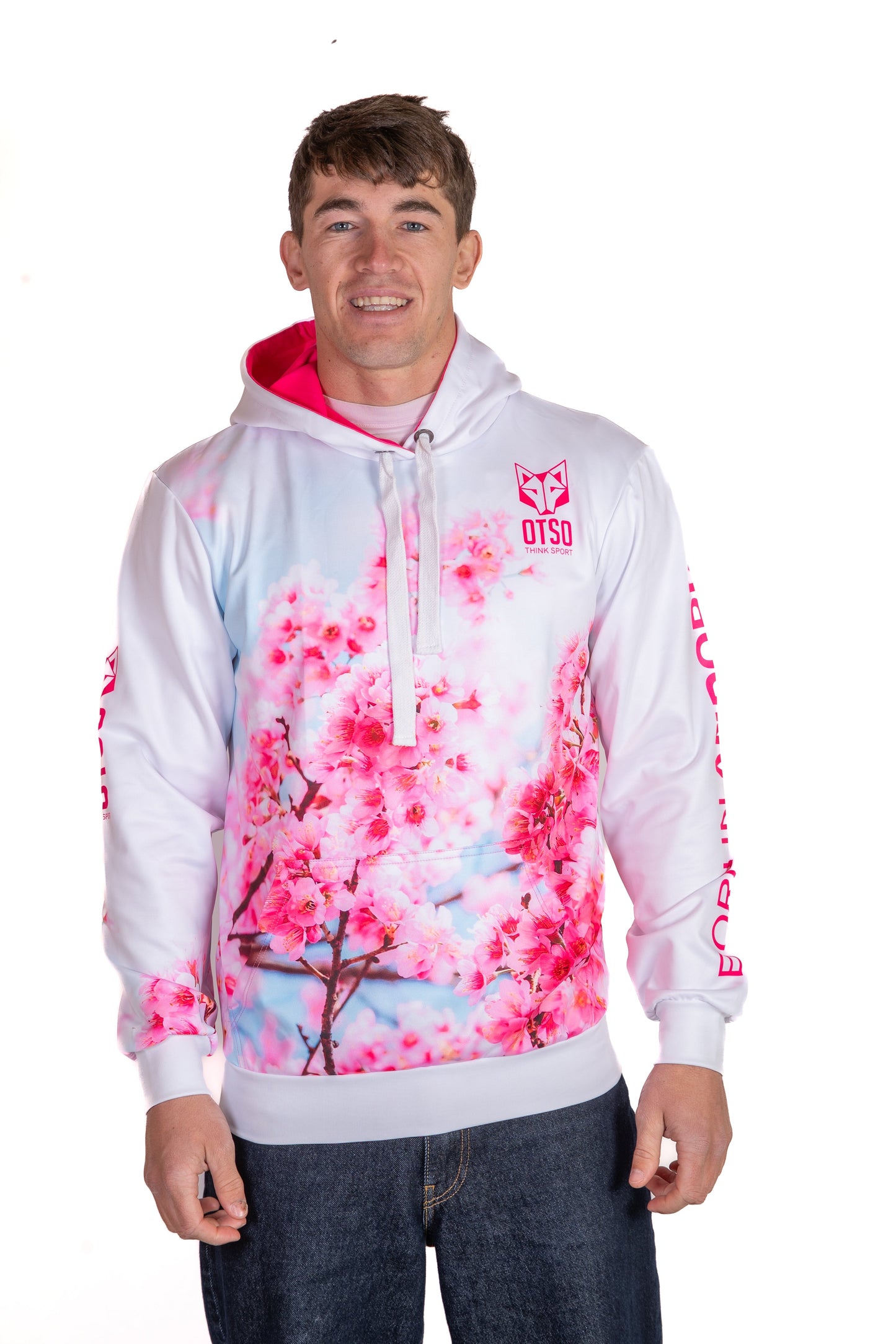 Kapuzensweatshirt - Mandelblüte