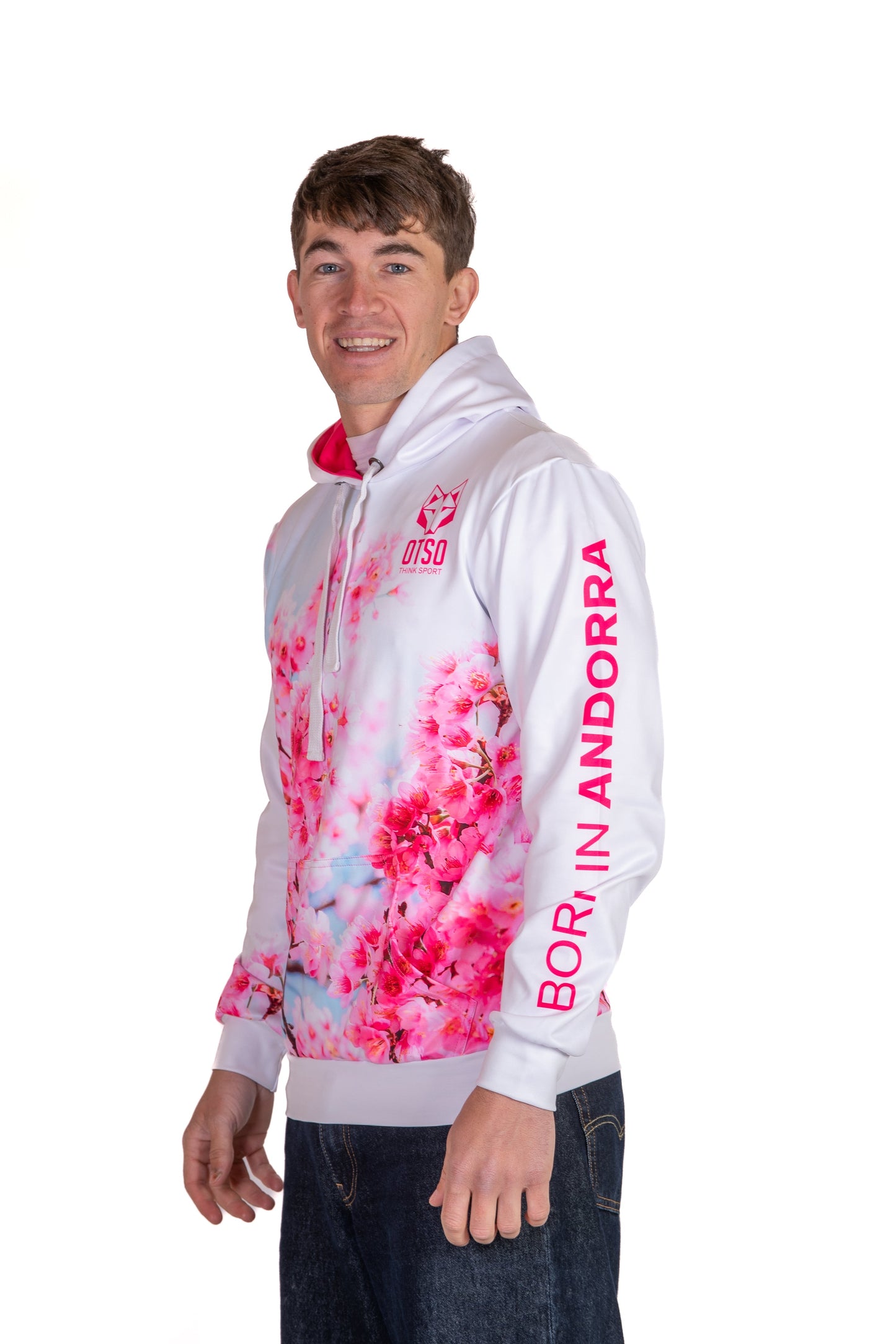 Kapuzensweatshirt - Mandelblüte