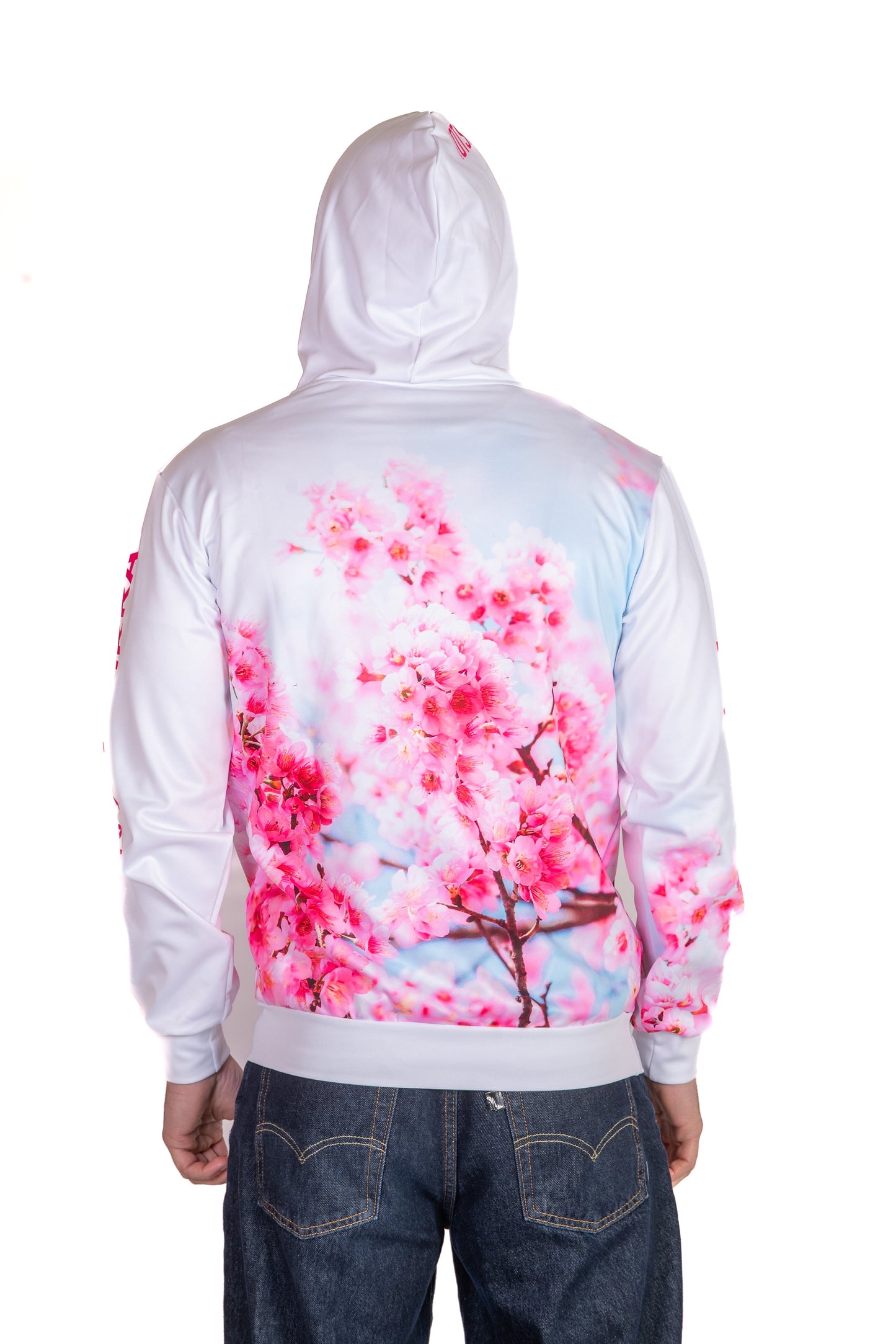 Kapuzensweatshirt - Mandelblüte