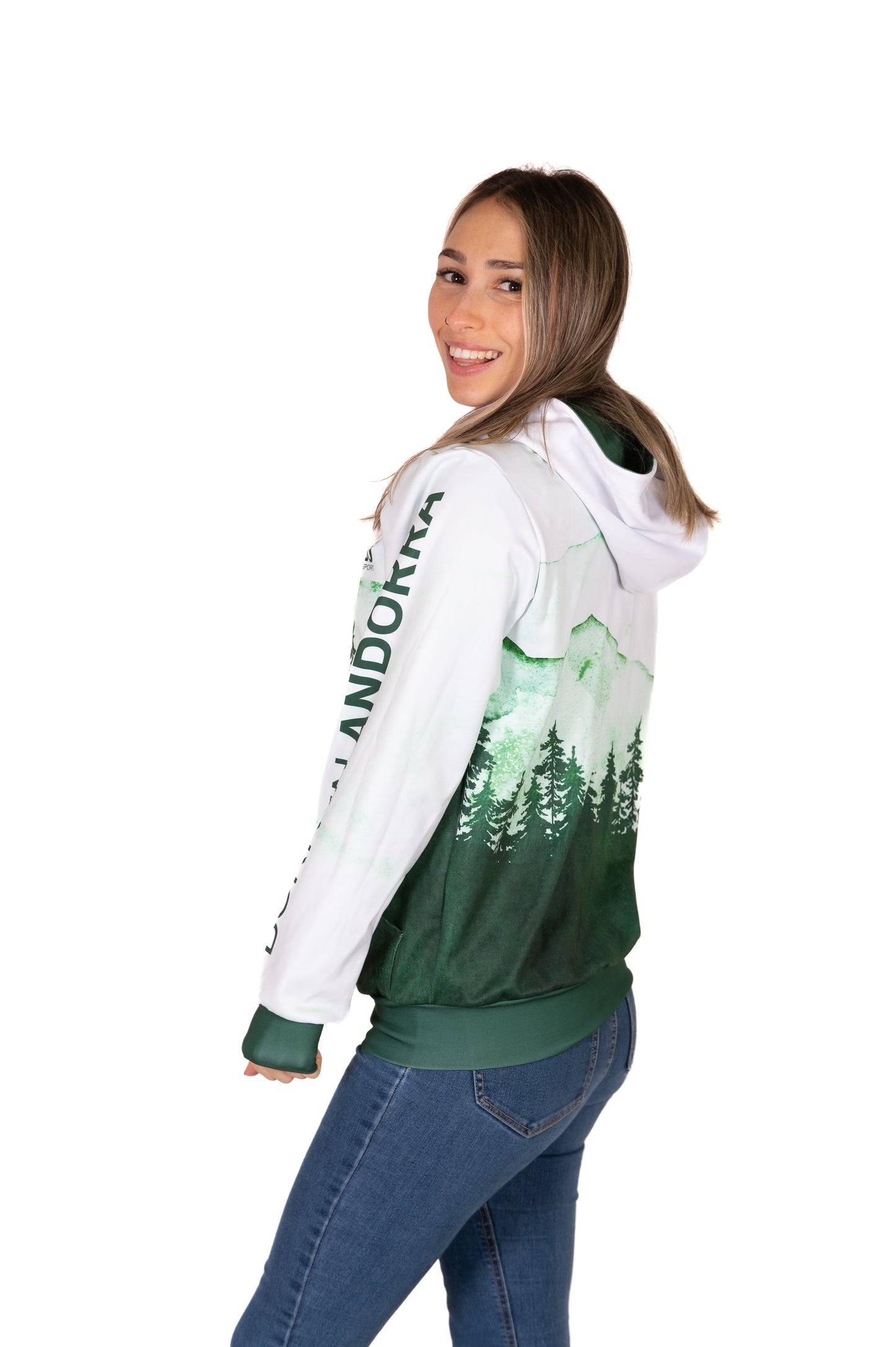 Kapuzensweatshirt - Grüner Wald