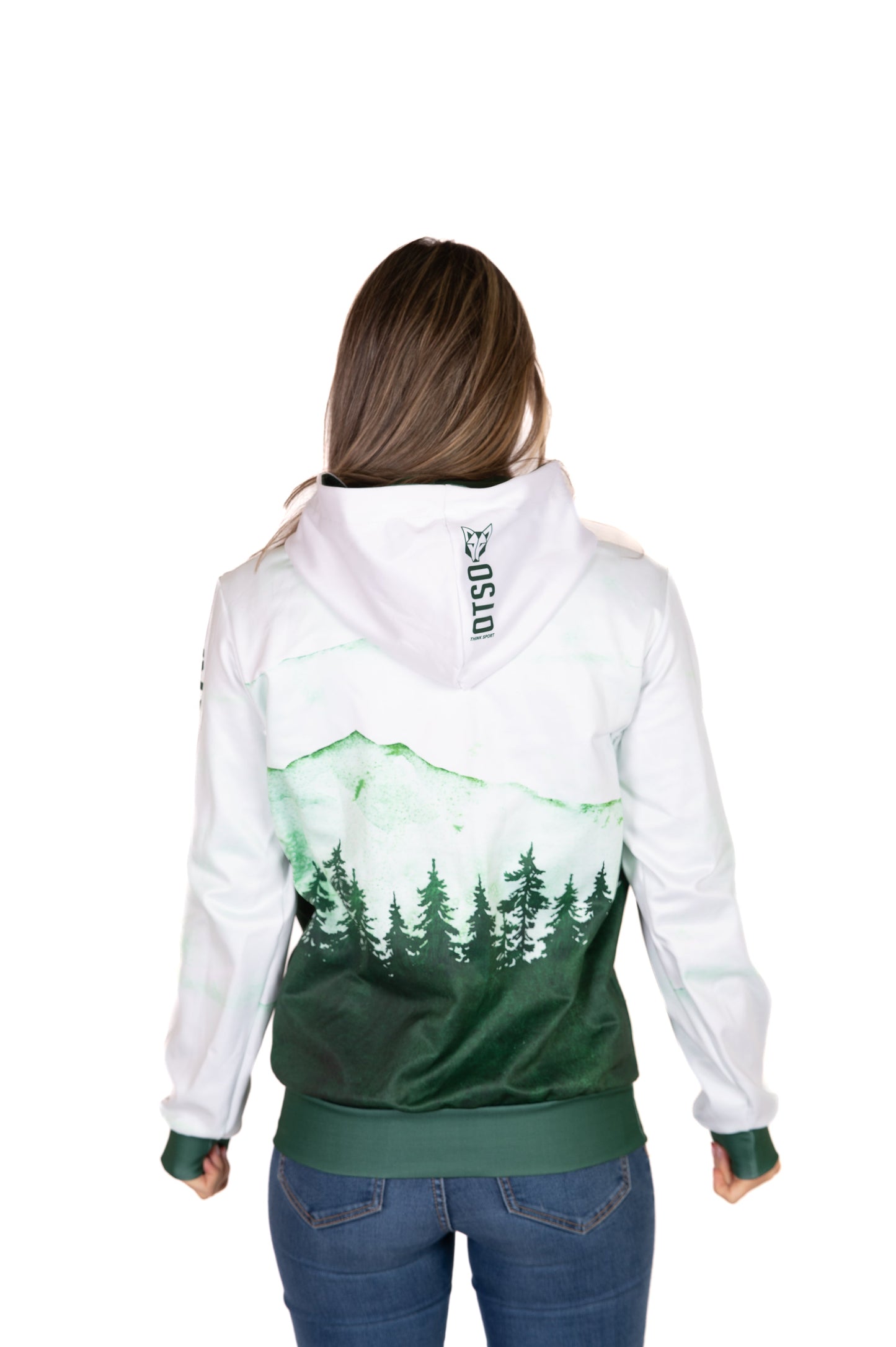 Kapuzensweatshirt - Grüner Wald