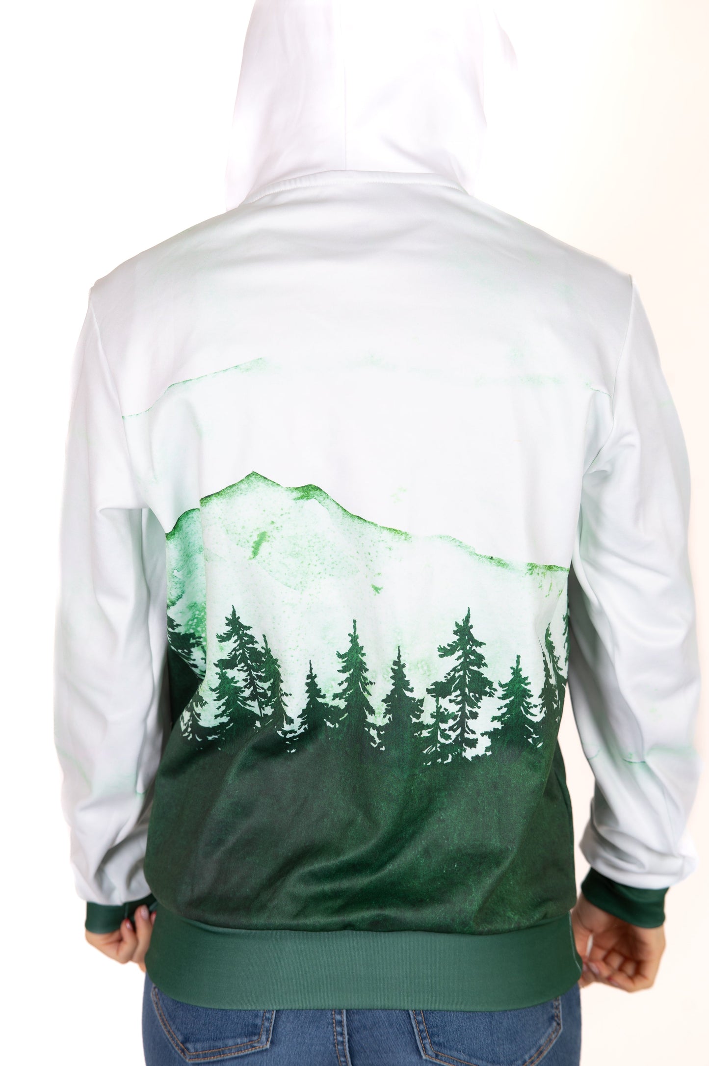 Kapuzensweatshirt - Grüner Wald