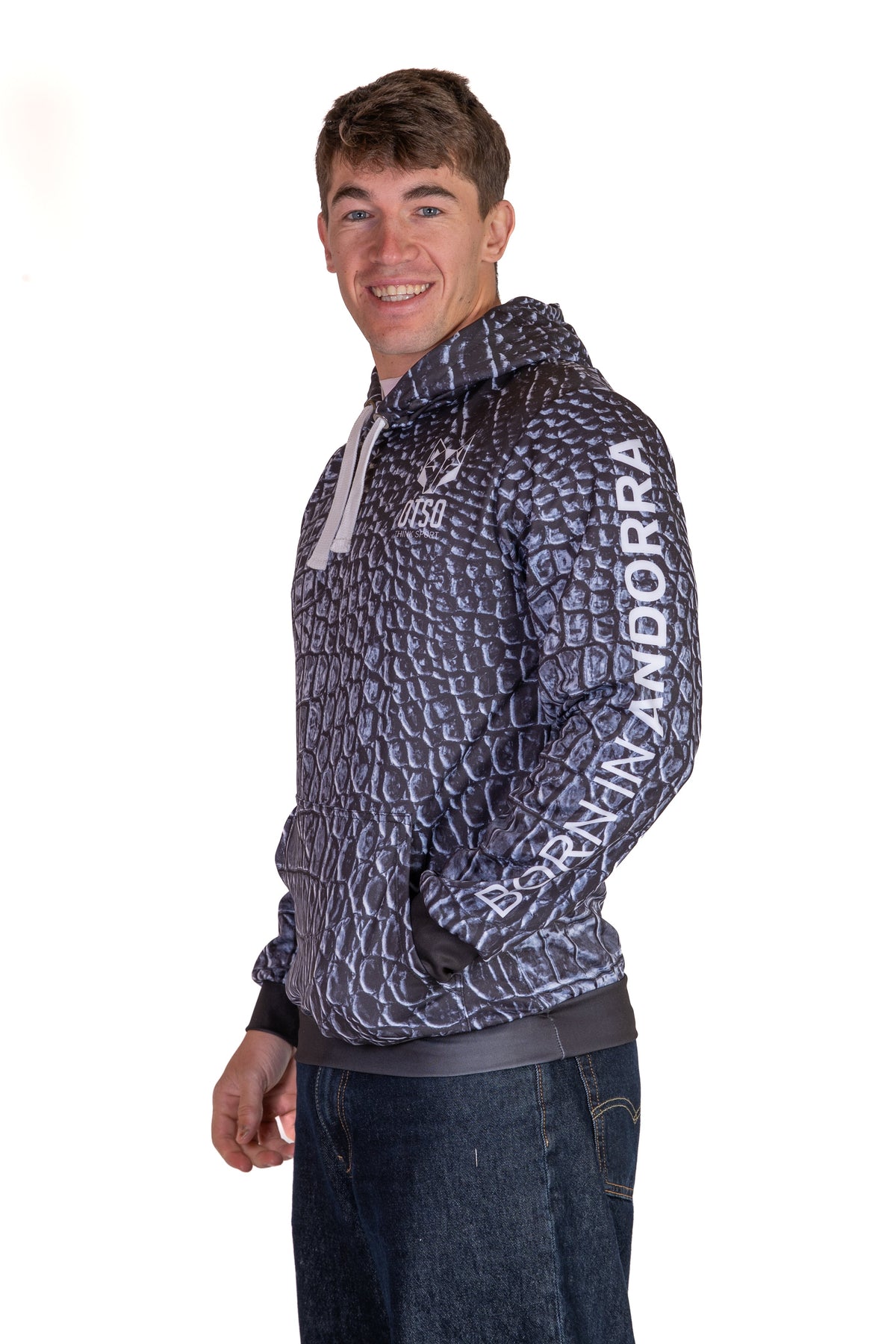 Hooded Sweatshirt - Black Snake