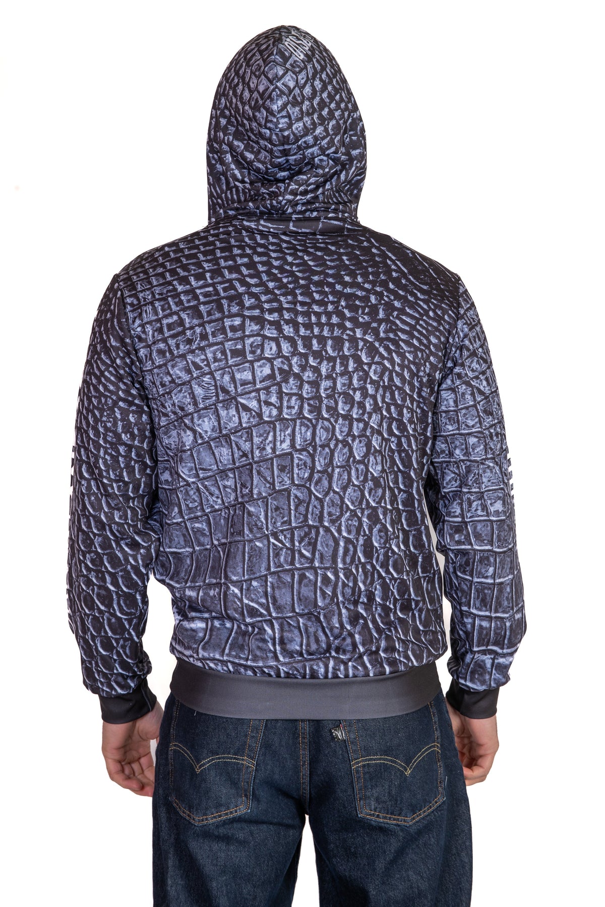 Hooded Sweatshirt - Black Snake