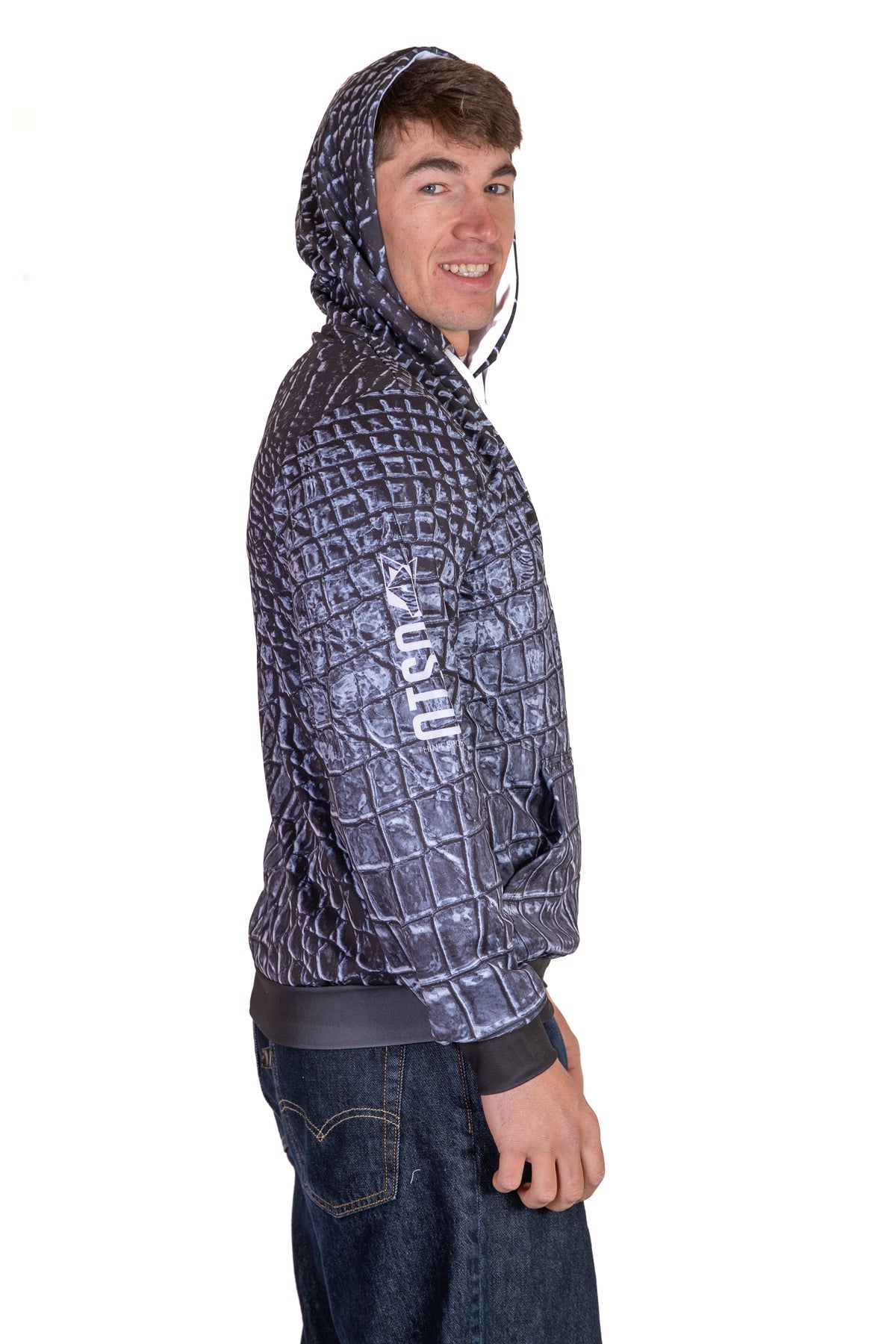 Hooded Sweatshirt - Black Snake
