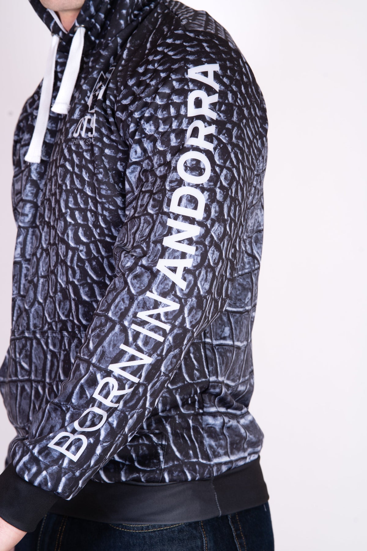 Hooded Sweatshirt - Black Snake