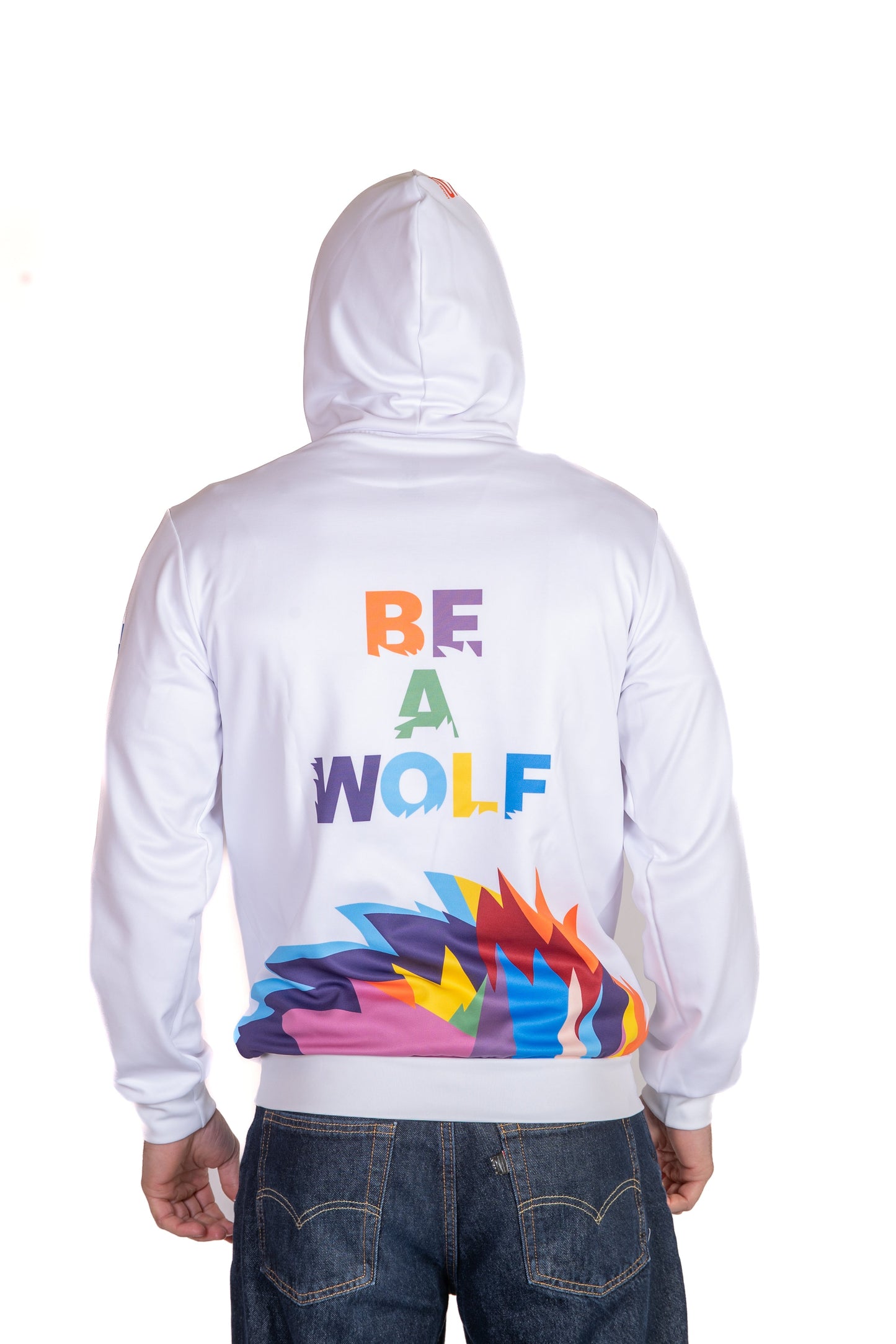 Kapuzenshirt - Sei ein Wolf