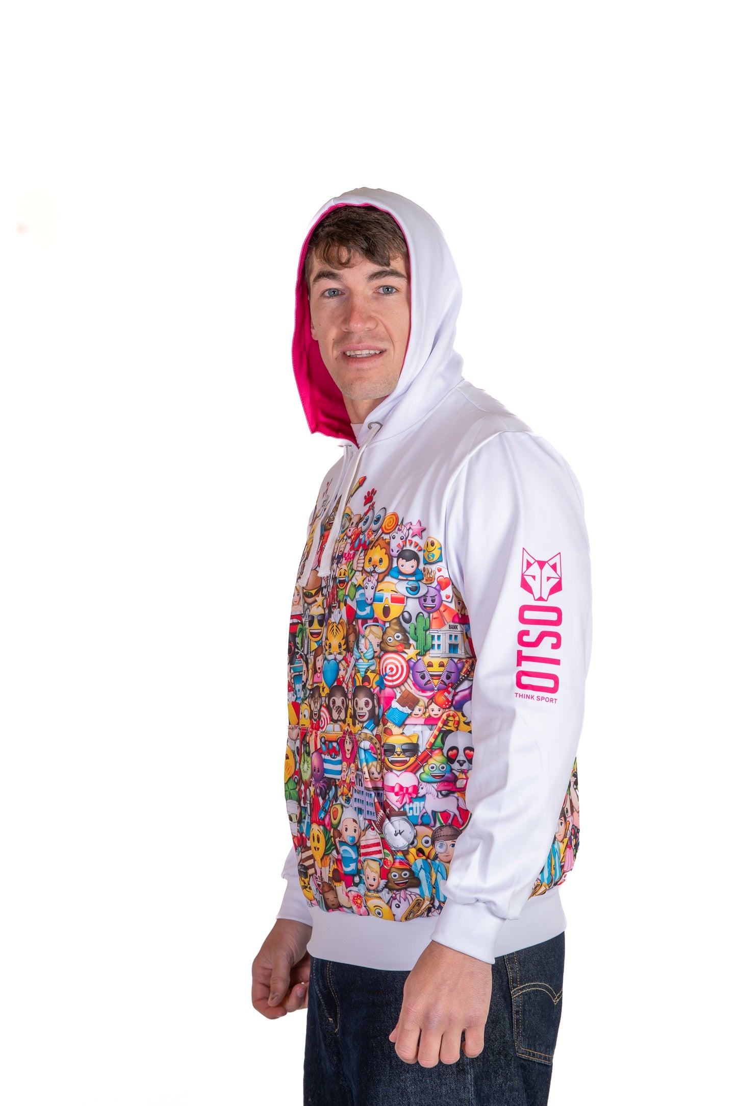 Sweat à capuche - Emoji Big Wave