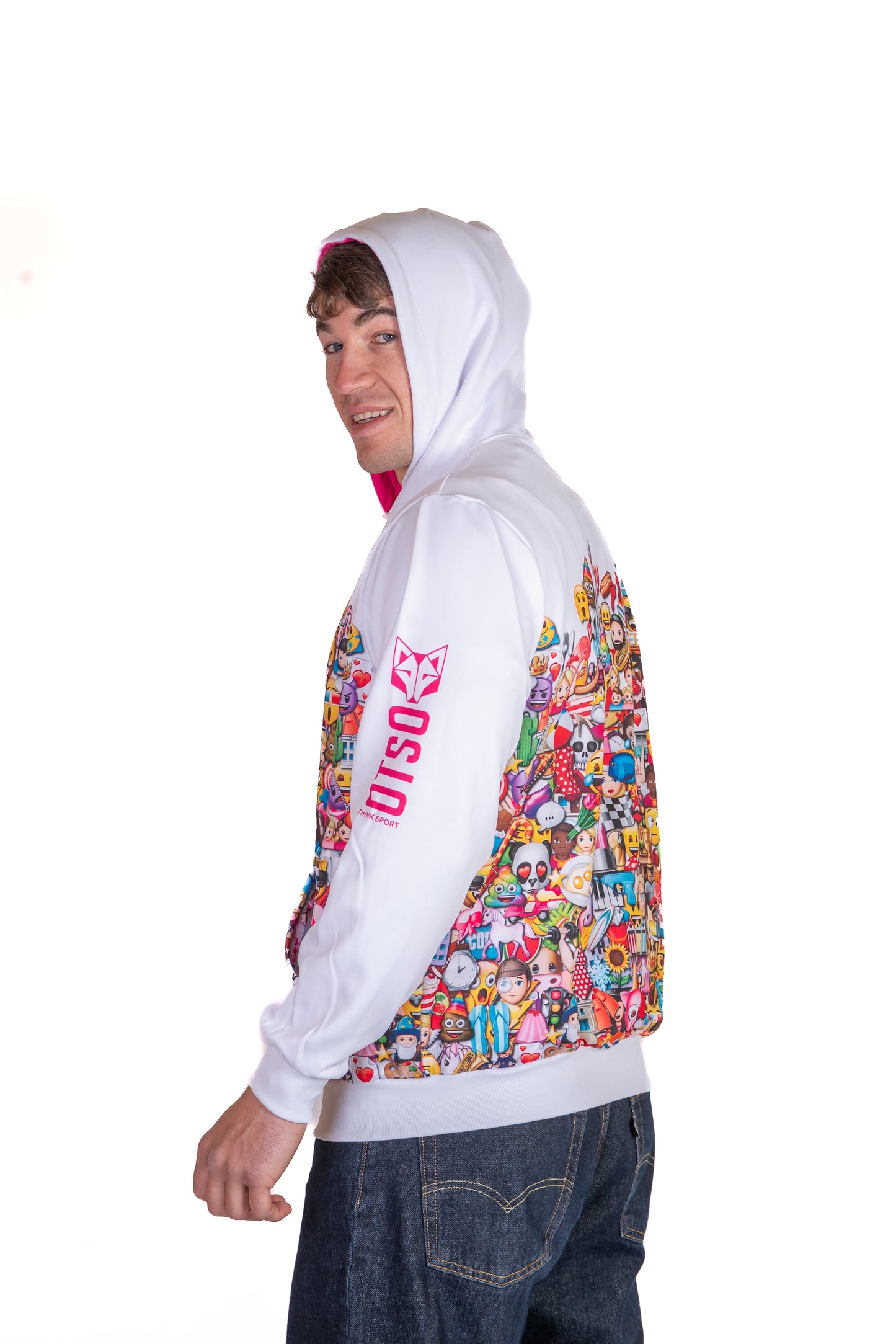 Sweat à capuche - Emoji Big Wave