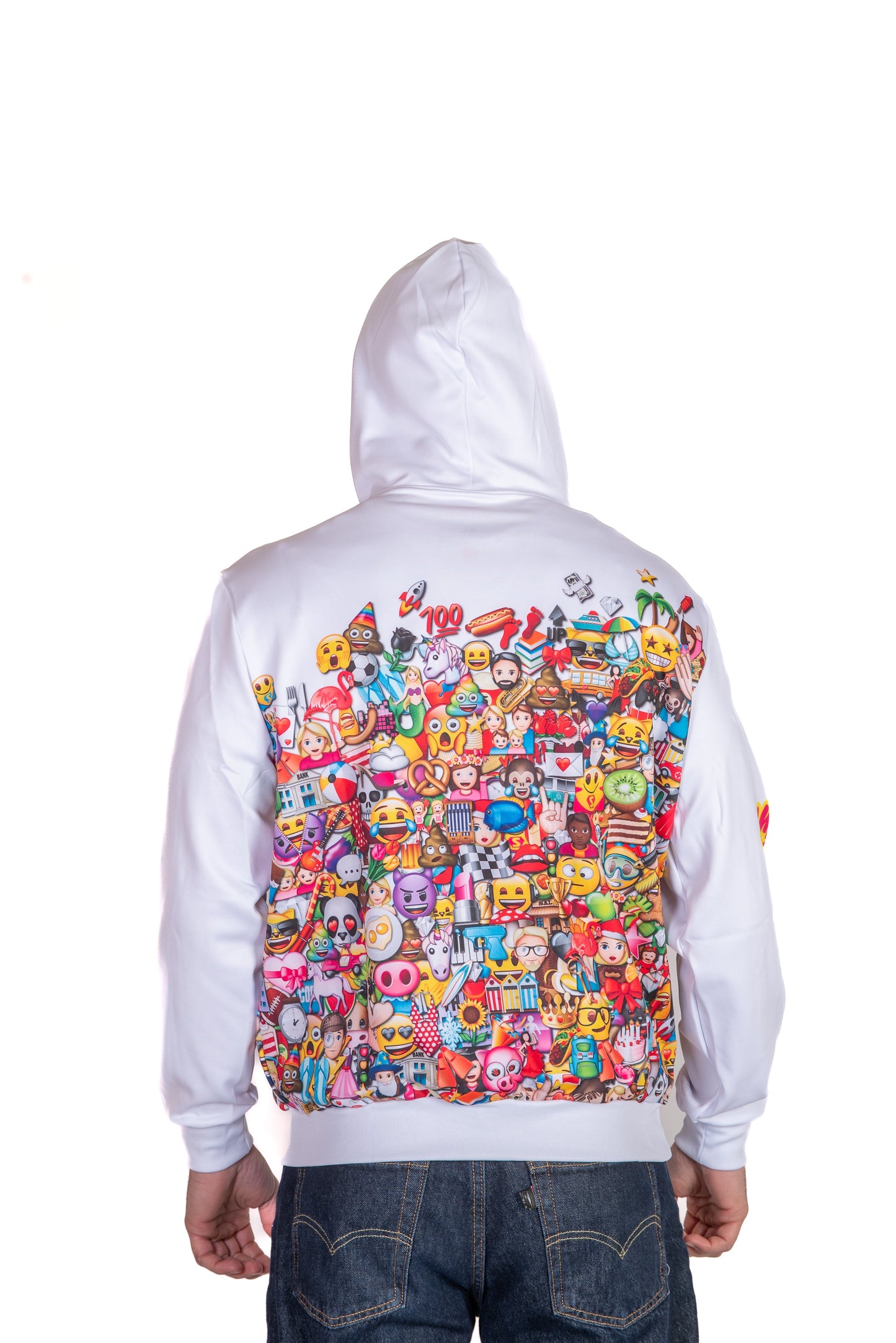 Sweat à capuche - Emoji Big Wave