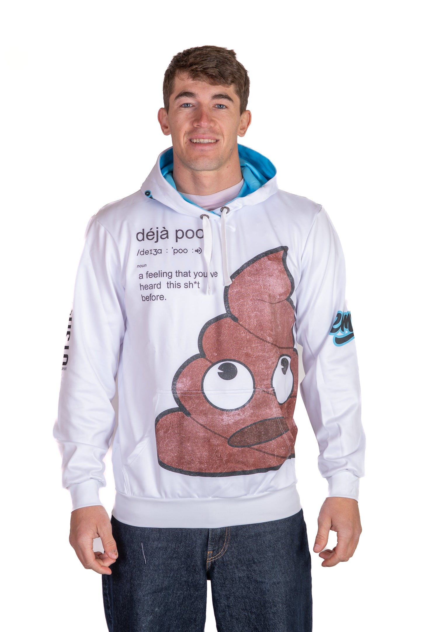 Kapuzensweatshirt - Emoji Déjà Poo