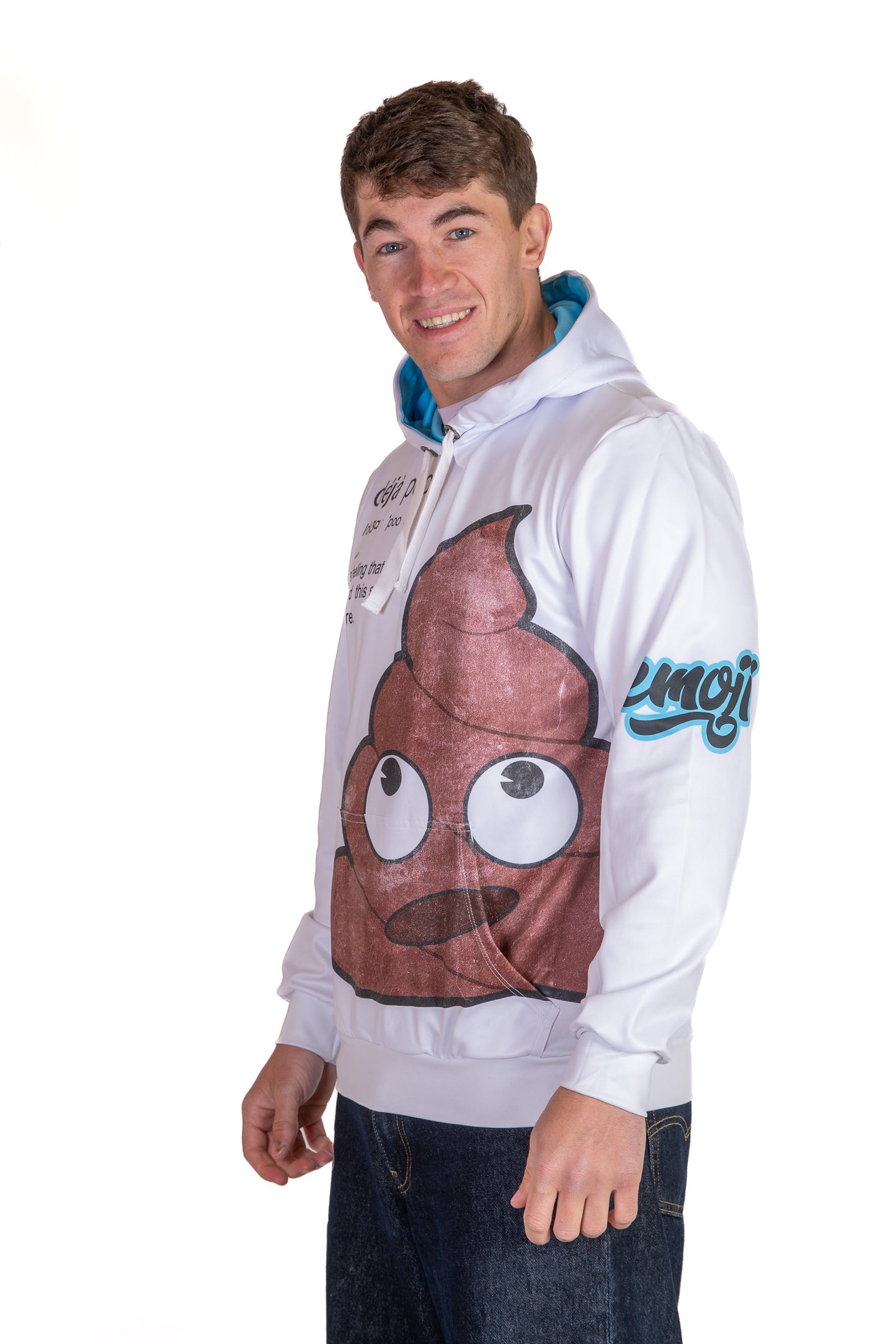 Kapuzensweatshirt - Emoji Déjà Poo
