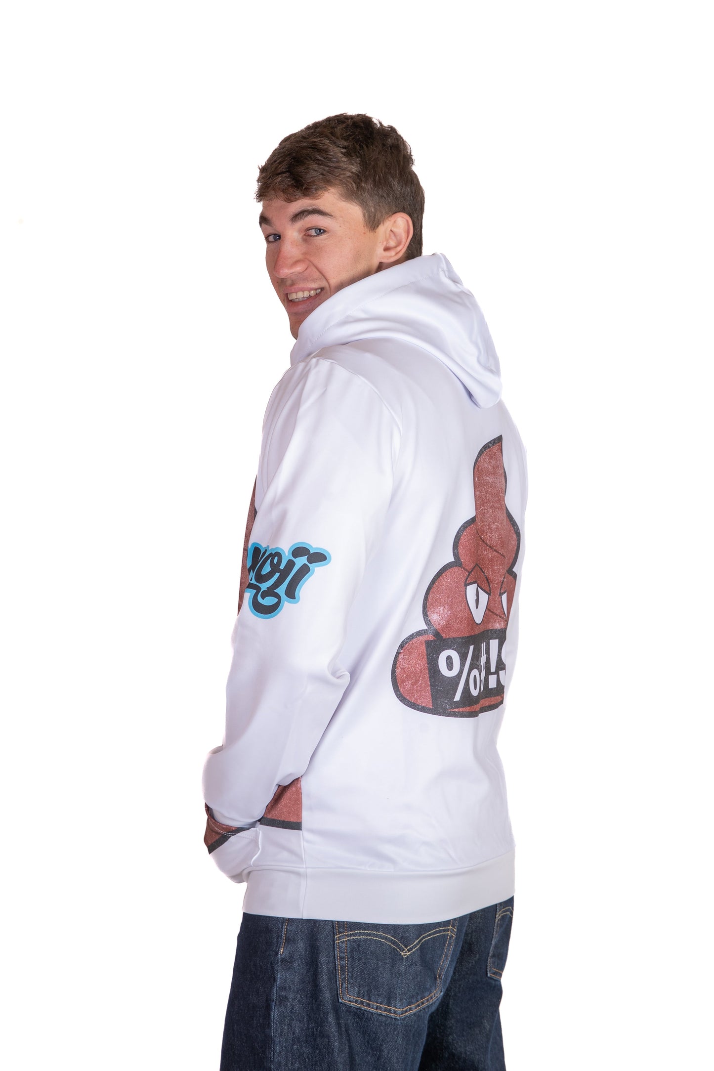 Kapuzensweatshirt - Emoji Déjà Poo
