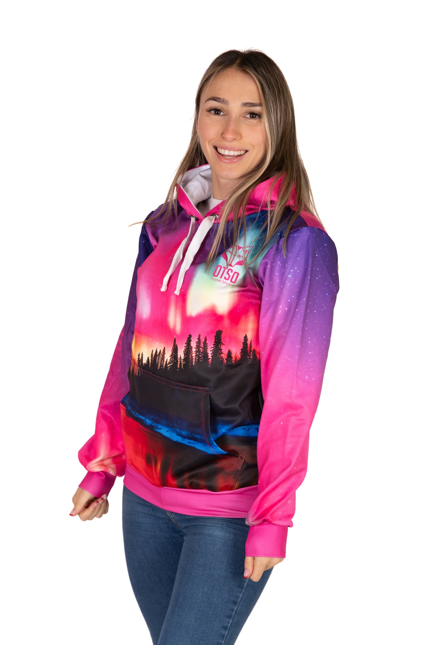 Hooded sweatshirt - Northern lights