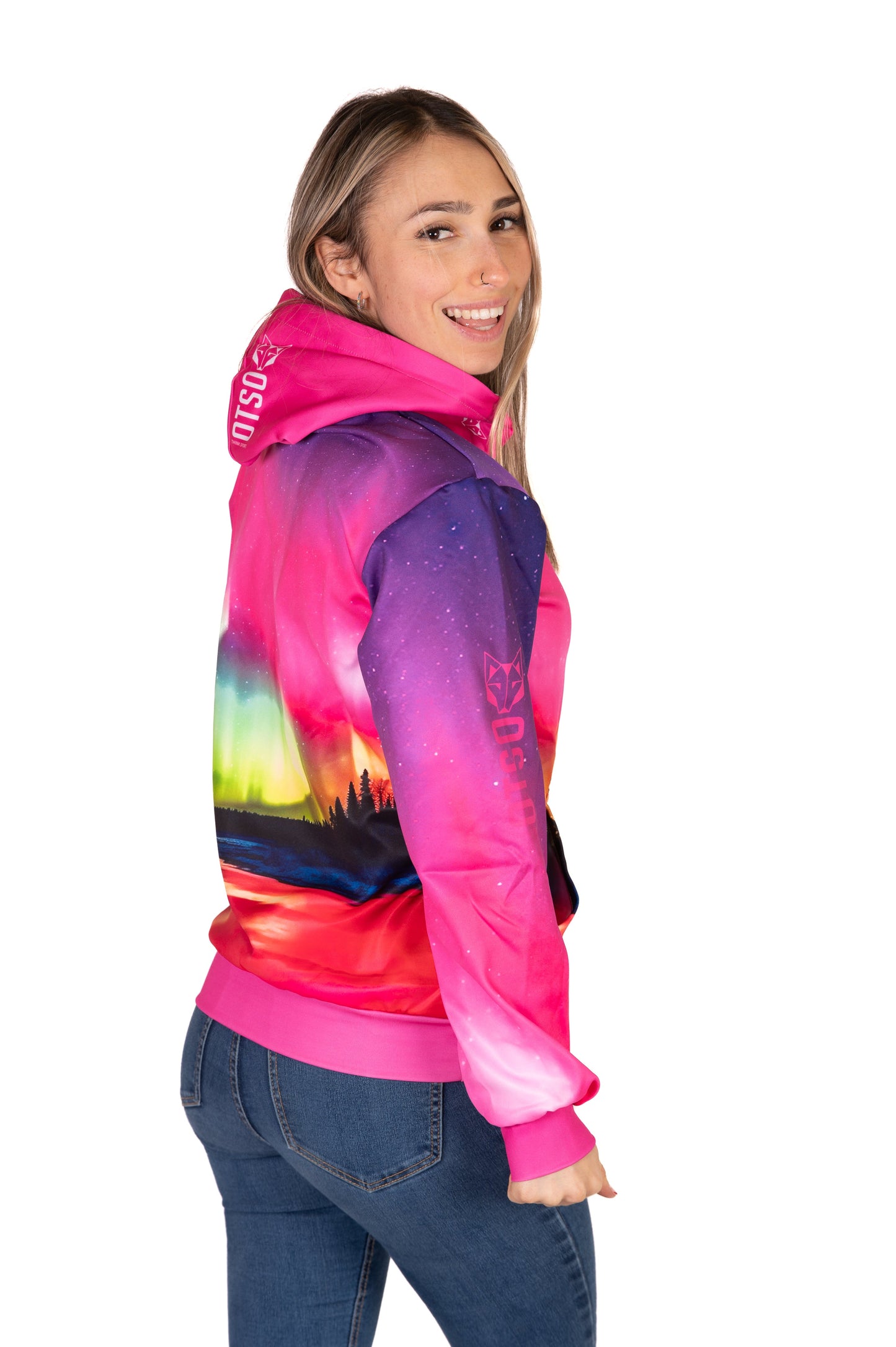 Hooded sweatshirt - Northern lights