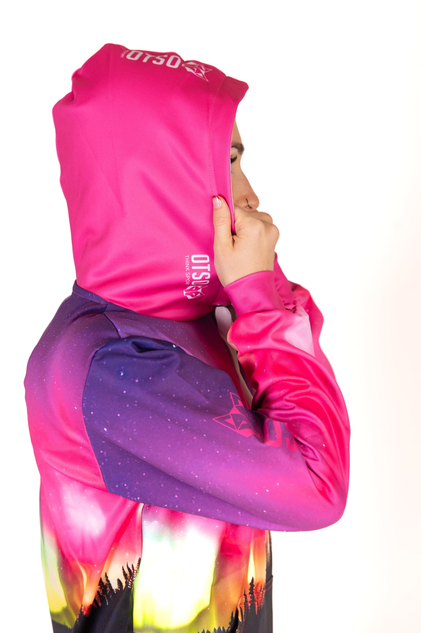 Hooded sweatshirt - Northern lights