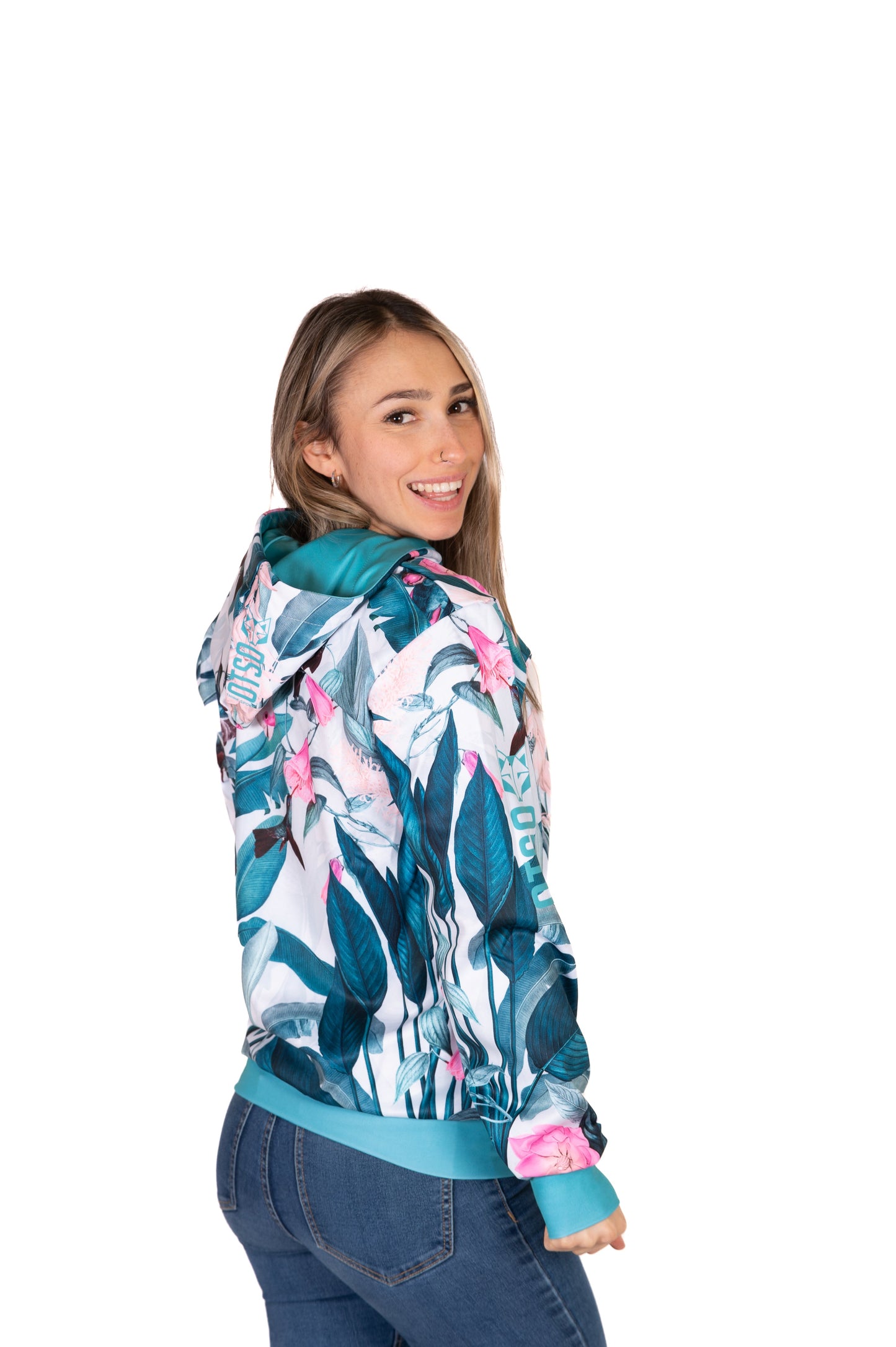 Hooded sweatshirt - Garden