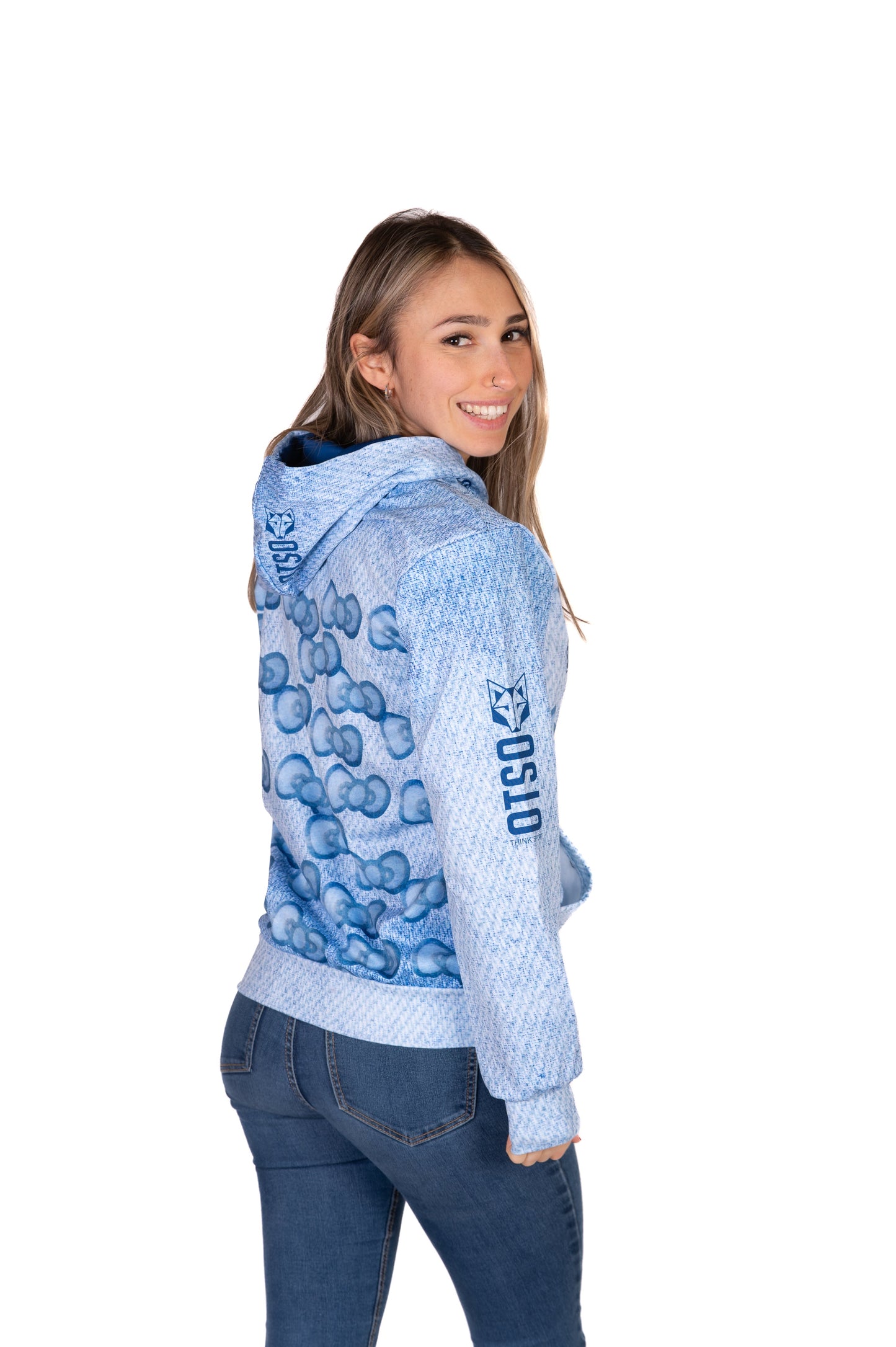 Sweat à capuche - Hello Kitty Denim
