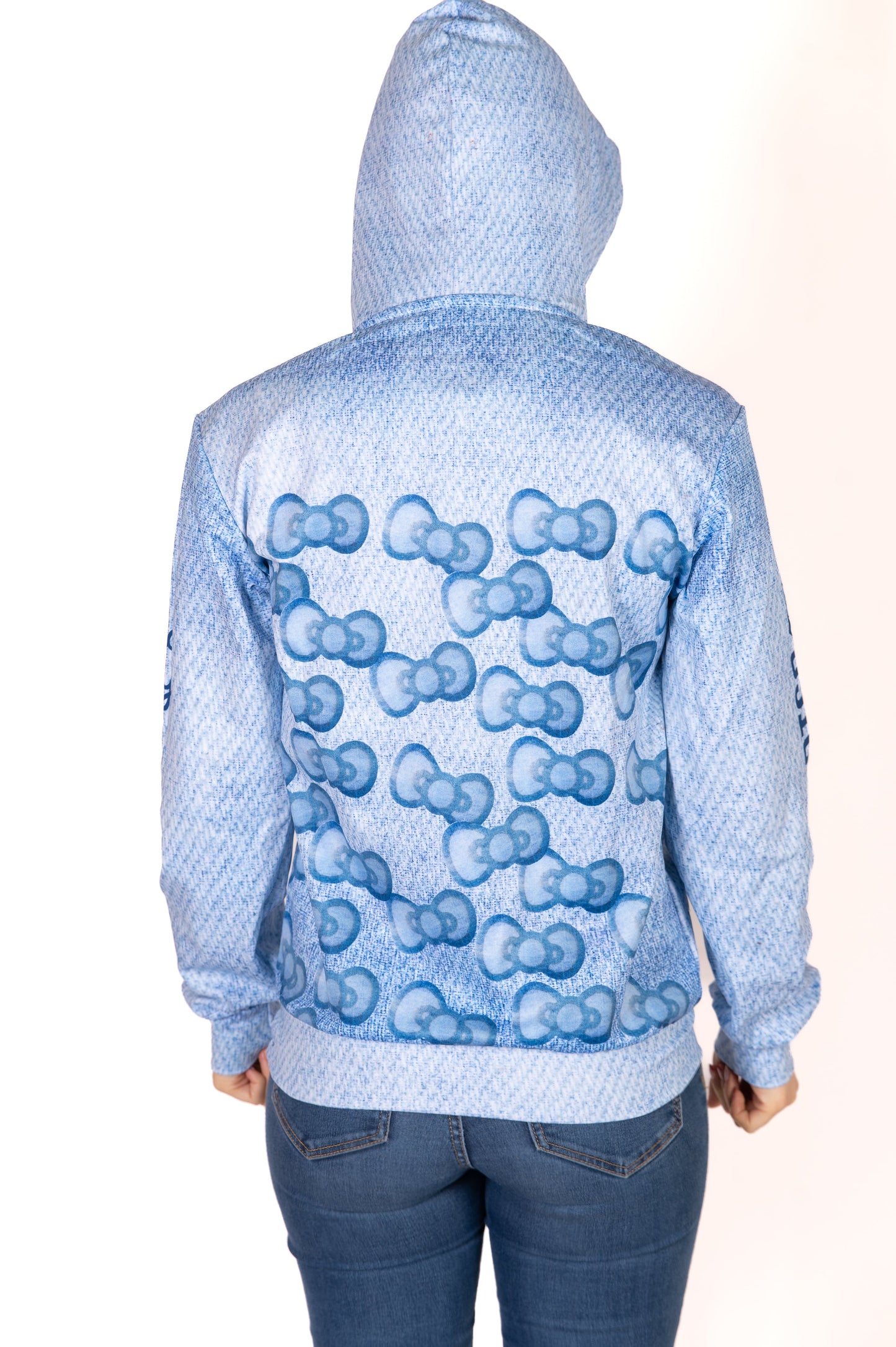 Sweat à capuche - Hello Kitty Denim