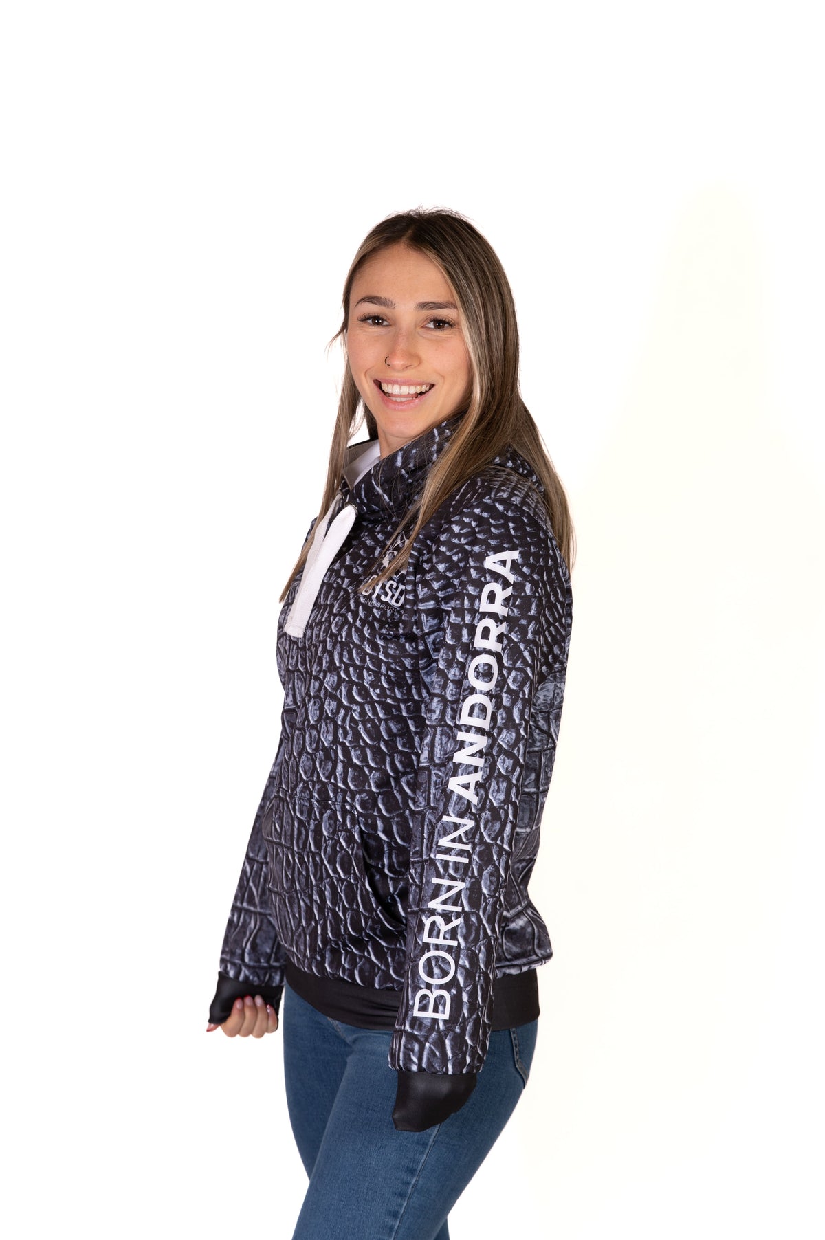 Hooded Sweatshirt - Black Snake