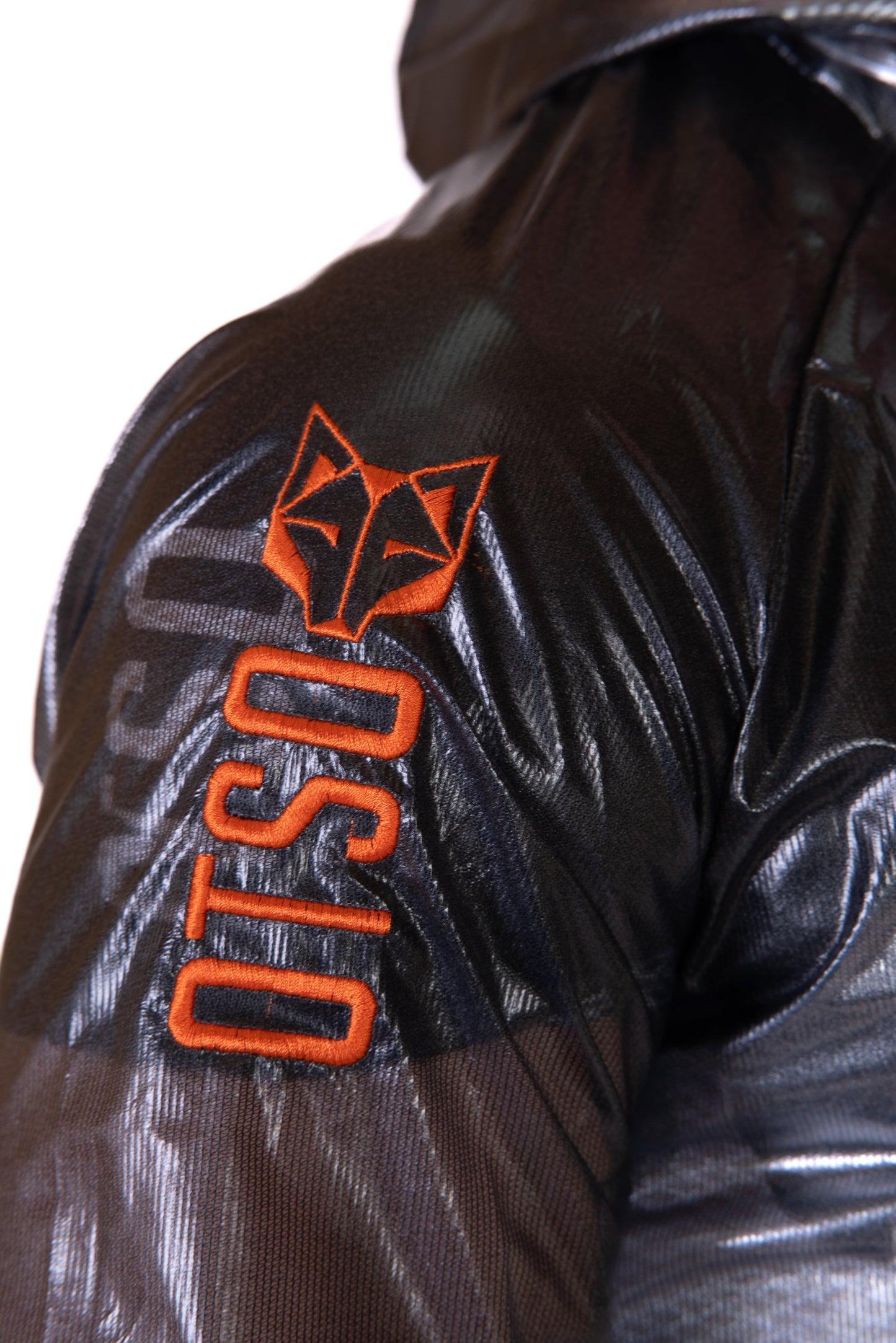 Waterproof Jacket - Black & Fluo Orange