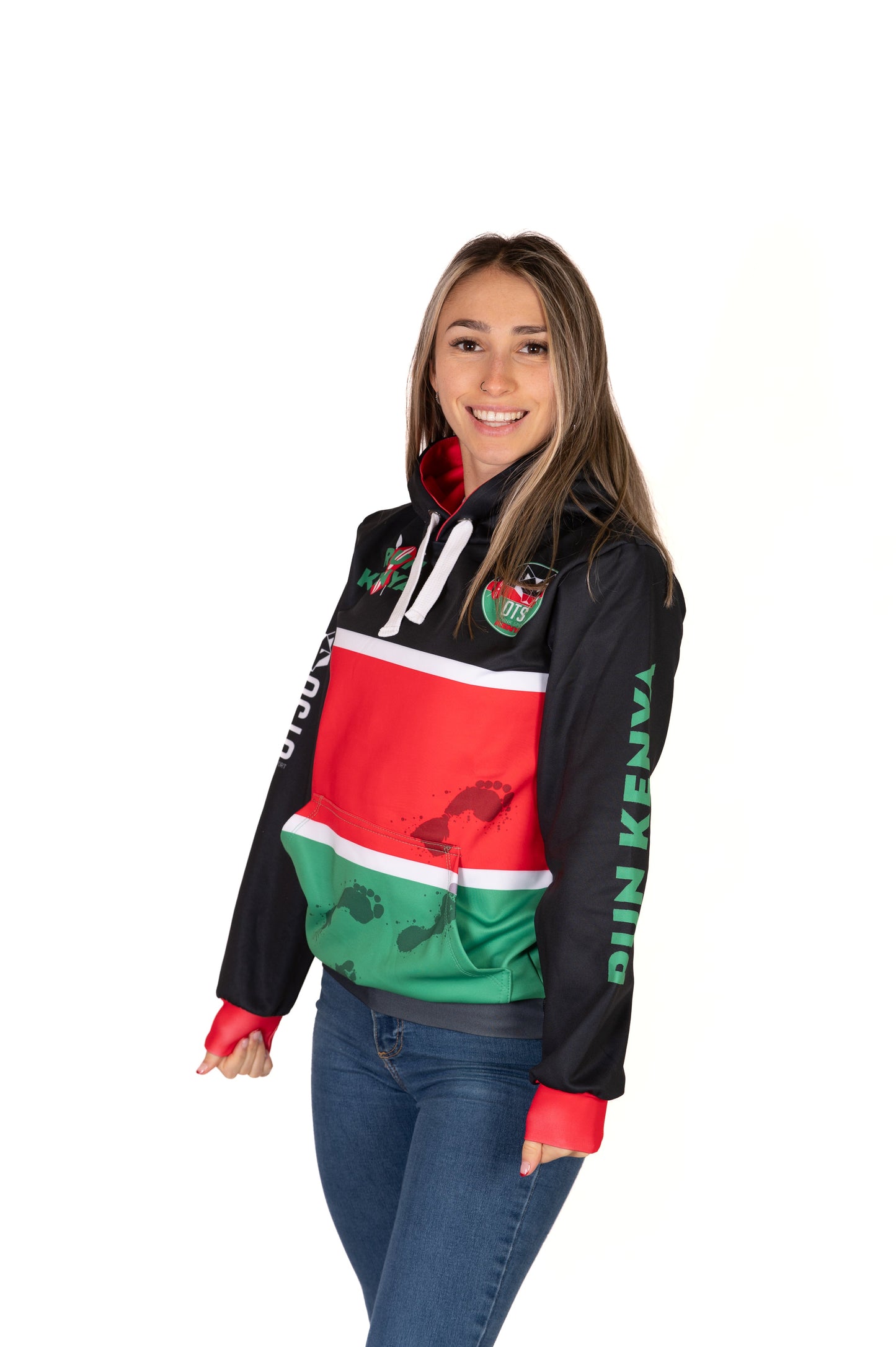 Kapuzenshirt - Lauf Kenia