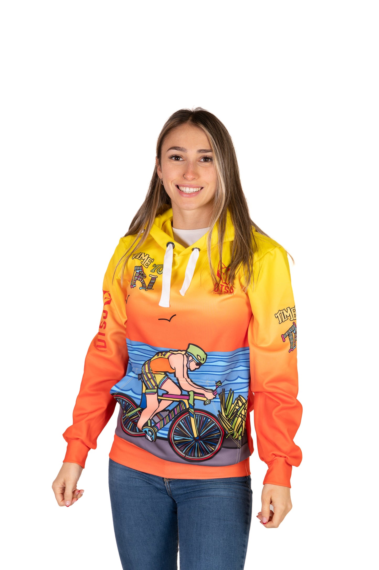 Kapuzensweatshirt - Zeit zum Ausmisten Frau Fahrrad