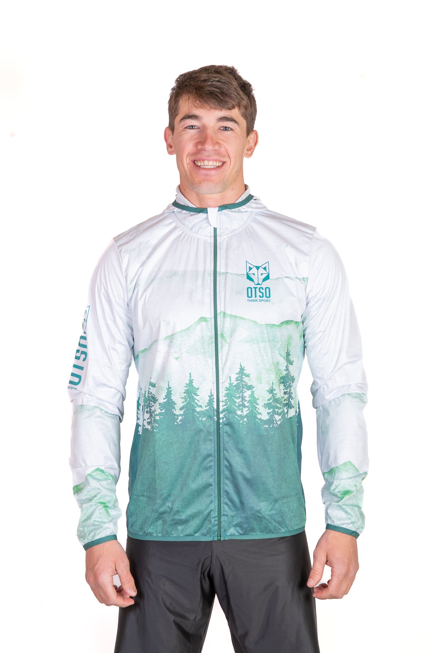 Veste running Unisex - Green Forest